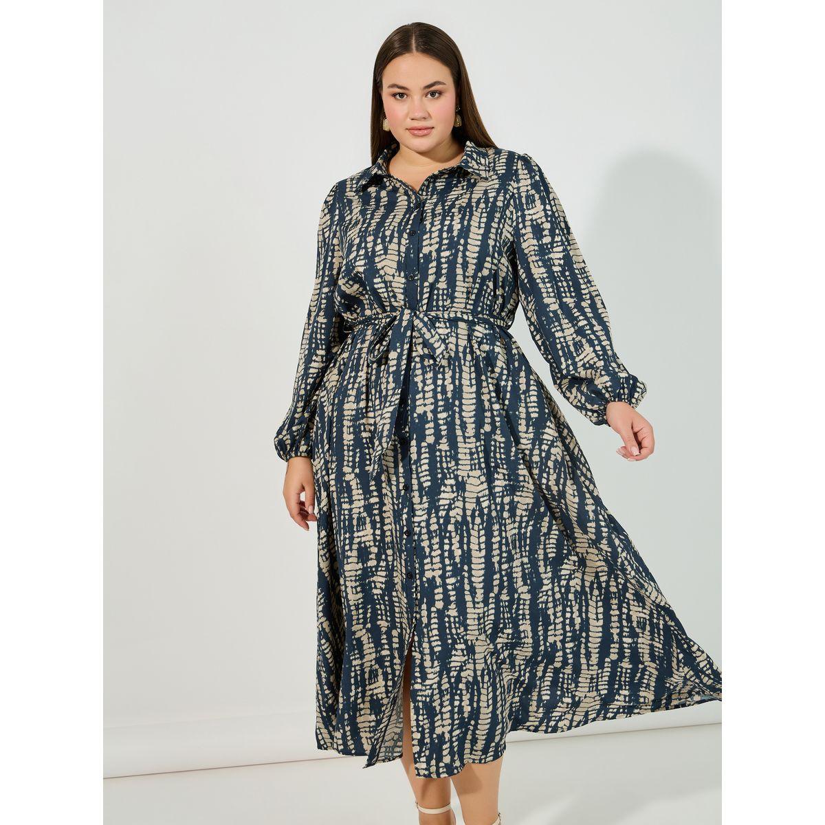 Styli Plus Size Tie-Dye Print Shirt Midi Dress-women-clothing-dresses-image-6