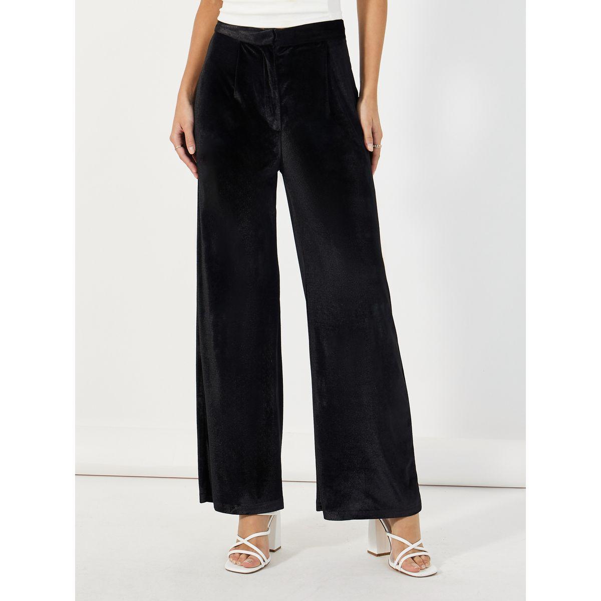 بنطال بأرجل واسعة وخصر عالي-women-clothing-bottoms-trousers-image-2