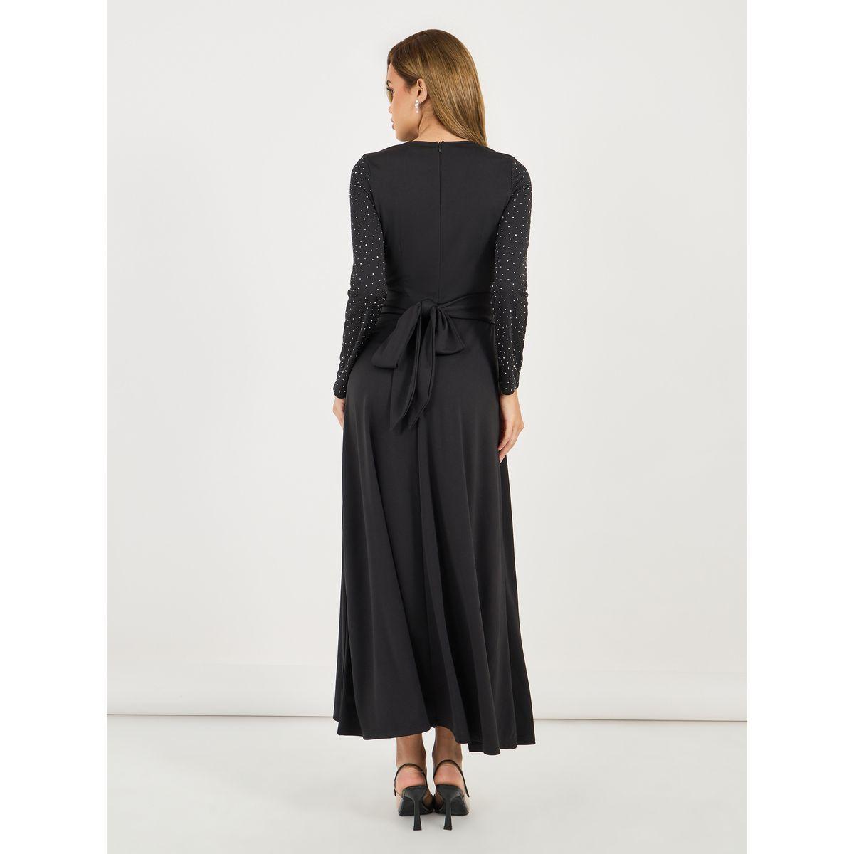 Styli Embellished Long Sleeves A-Line Maxi Dress-women-clothing-dresses-image-6