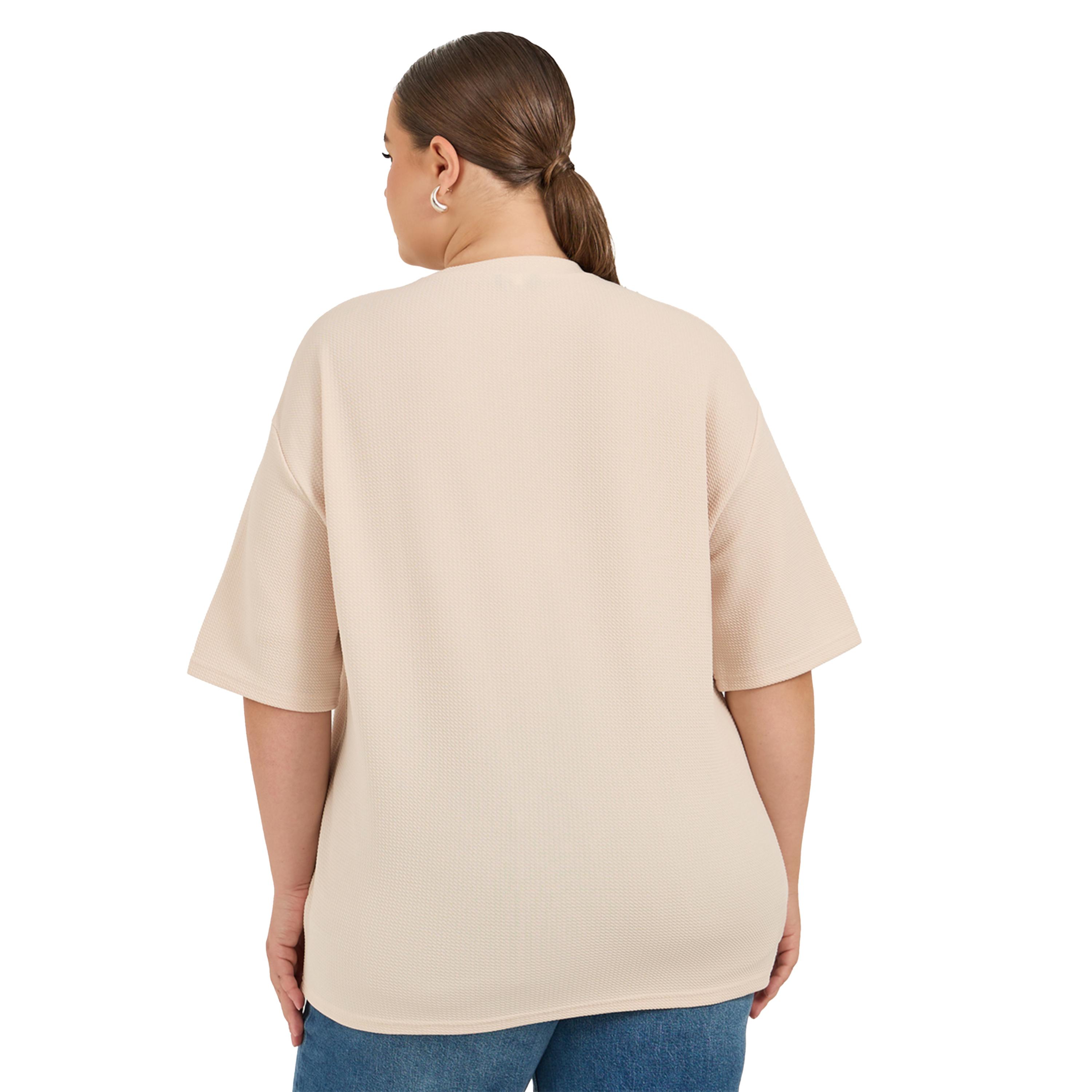 Styli Plus Size Slogan Print Dropped Shoulder Oversized T-Shirt-women-clothing-tshirts-image-4