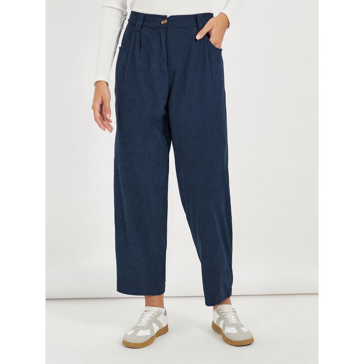 Styli High Rise Corduroy Pants-women-clothing-bottoms-trousers-image-2