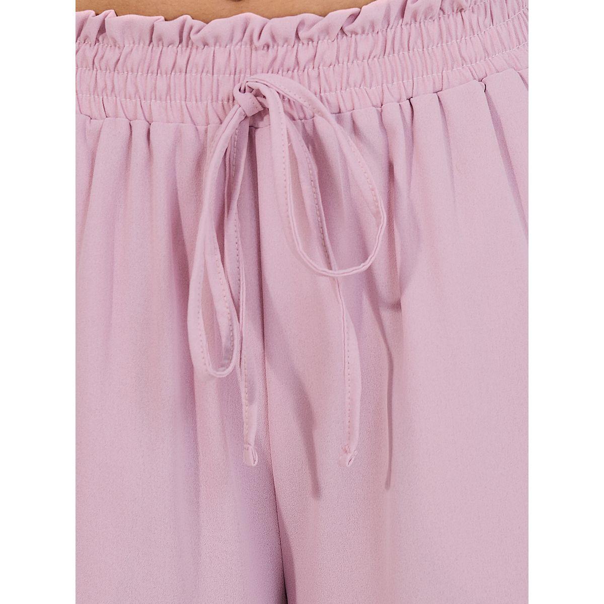 بنطال بأرجل واسعة وخصر بيبر باغ-women-clothing-bottoms-trousers-image-3