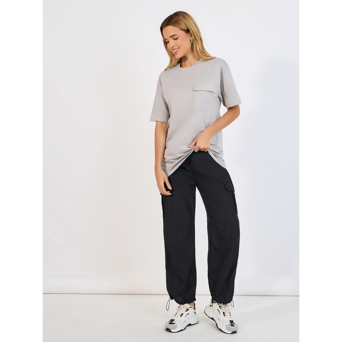 Styli Relaxed Fit Cargo Pants with Toggle Cuff-women-clothing-bottoms-trousers-image-1