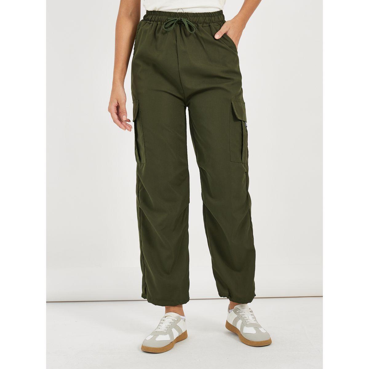 Styli Relaxed Fit Cargo Pants with Toggle Cuff-women-clothing-bottoms-trousers-image-2