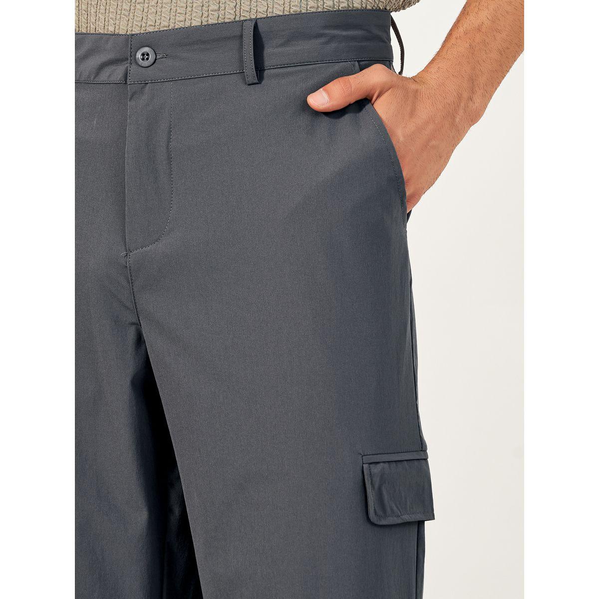 بنطال كارجو سادة بقصة مريحة-men-clothing-bottoms-trousersandchinos-trousers-image-3