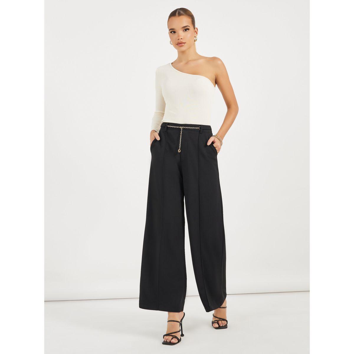 بنطال بأرجل واسعة وخصر عالي-women-clothing-bottoms-trousers-image-1