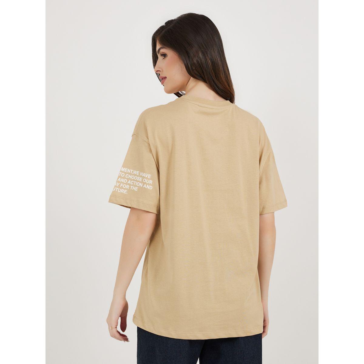 Styli Note To Self Slogan Oversized Longline T-Shirtâ€‹-women-clothing-tshirts-image-5