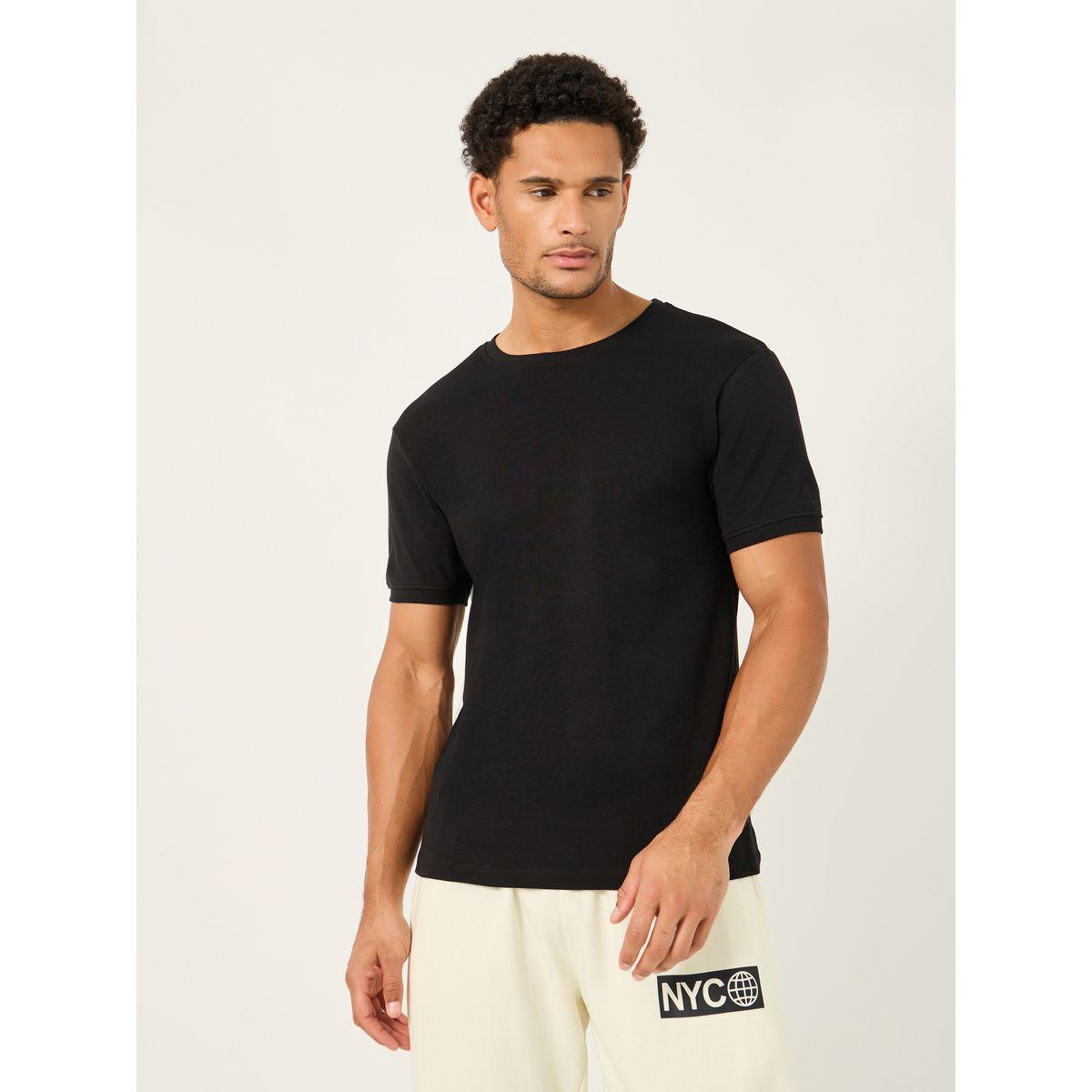 Styli Solid Interlock Cotton Regular Fit T-Shirt-men-clothing-tshirtsandpolos-tshirts-image-1
