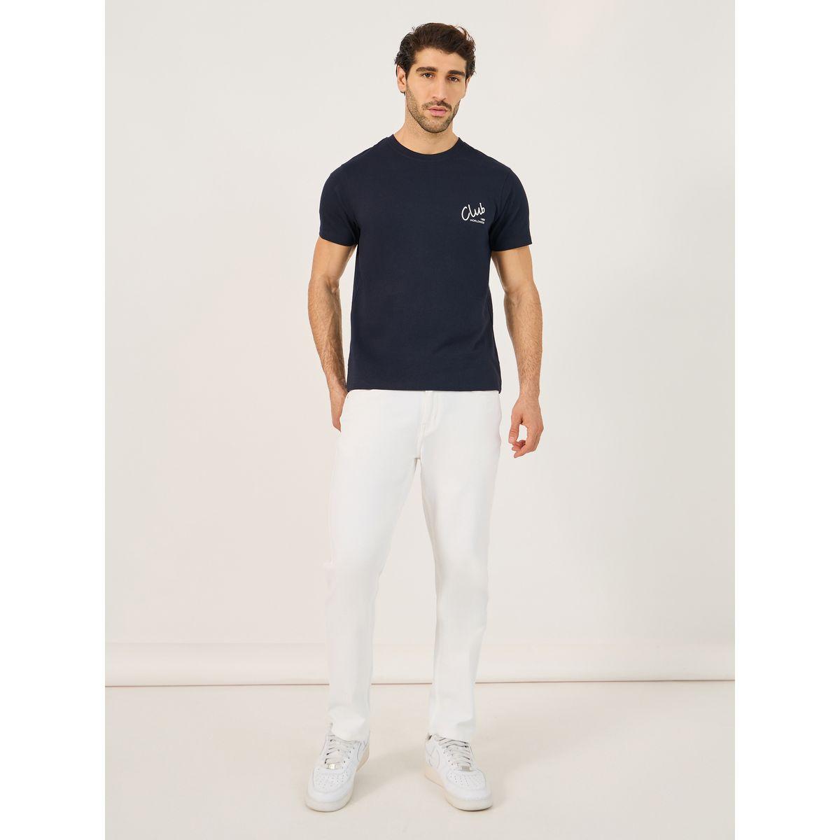 Styli Slogan Print Regular Fit T-Shirt-men-clothing-tshirtsandpolos-tshirts-image-2