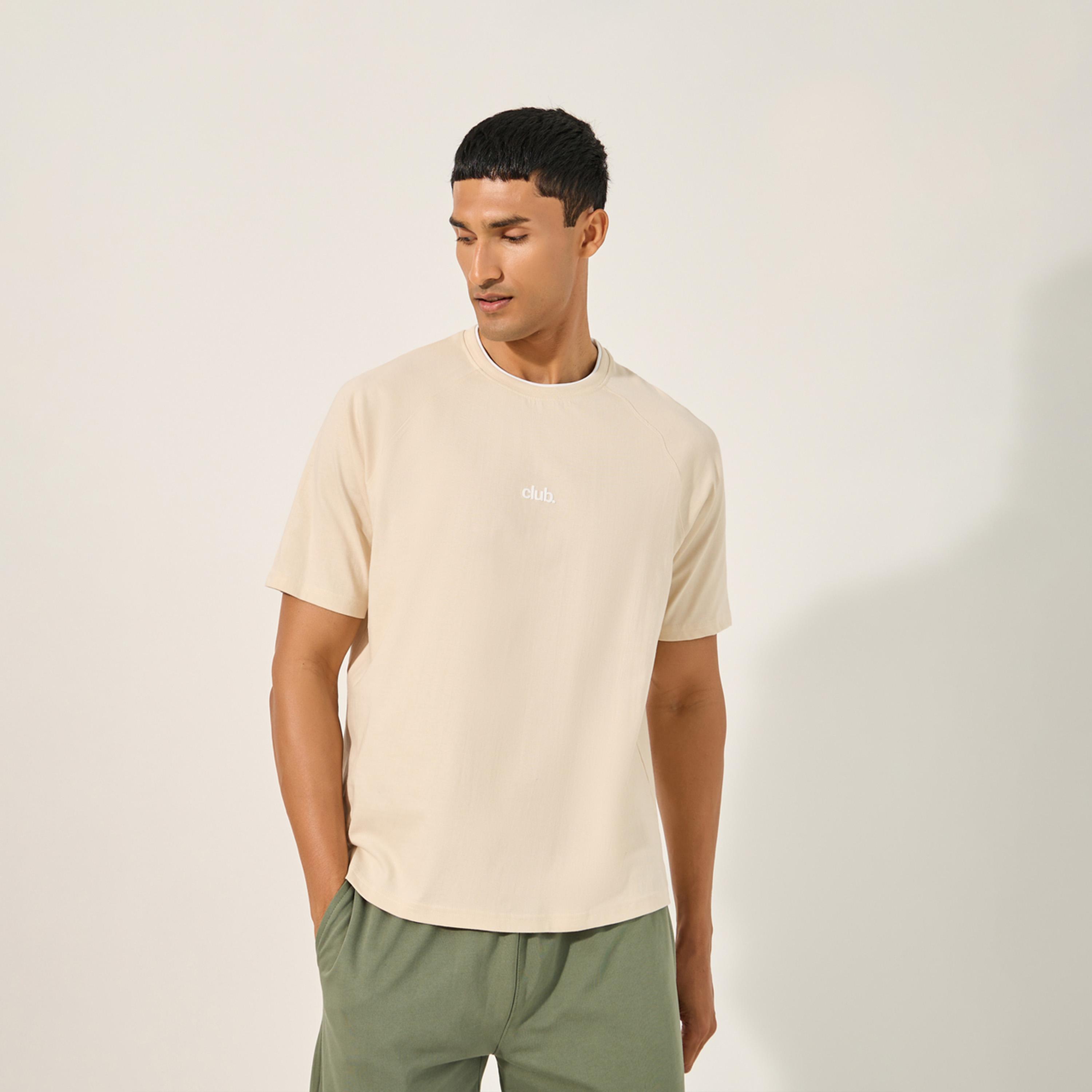 Styli Oversized Minimal Crew Neck T-Shirt-men-clothing-tshirtsandpolos-tshirts-image-1