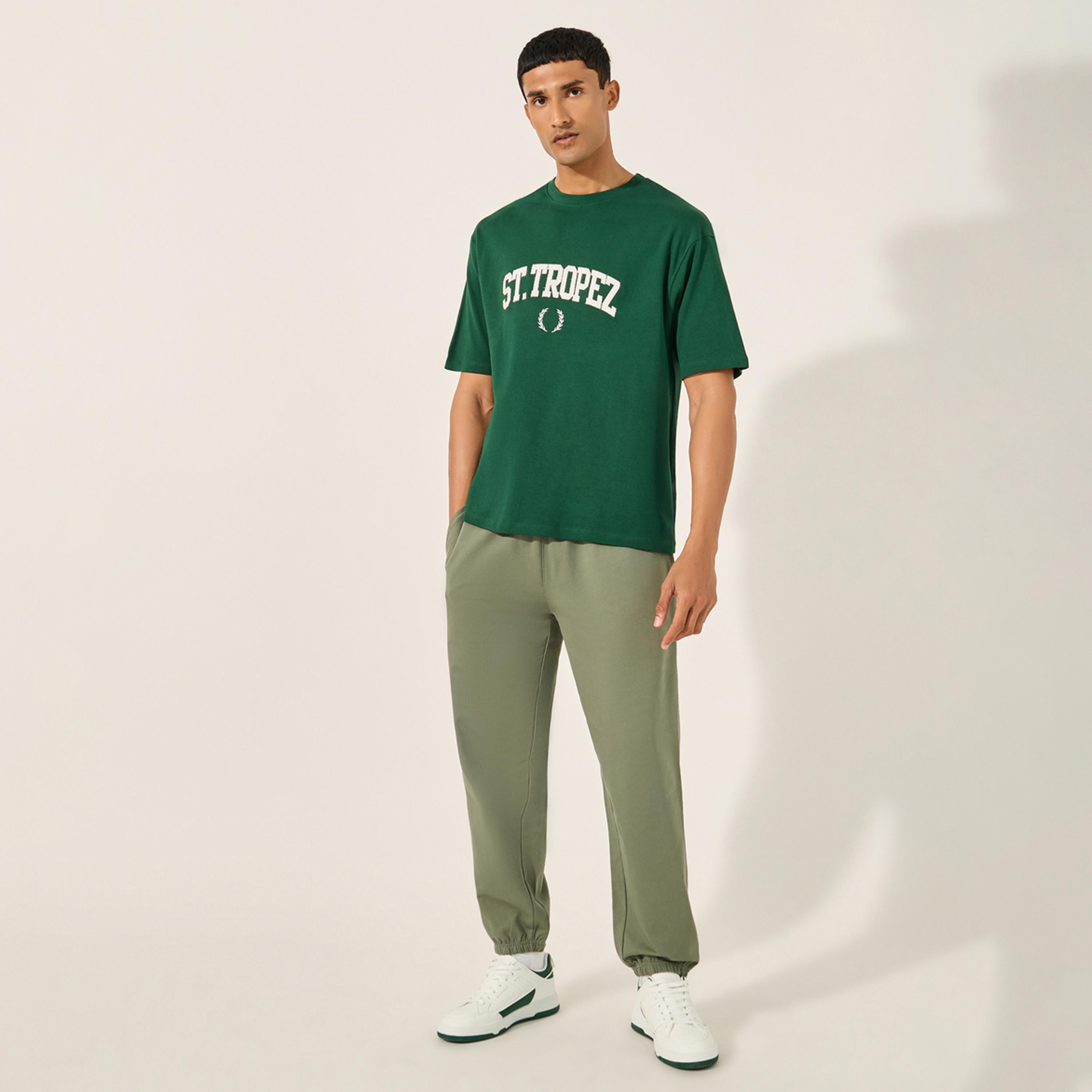 Styli Slogan Embroidered Crew Neck T-Shirt-men-clothing-tshirtsandpolos-tshirts-image-2