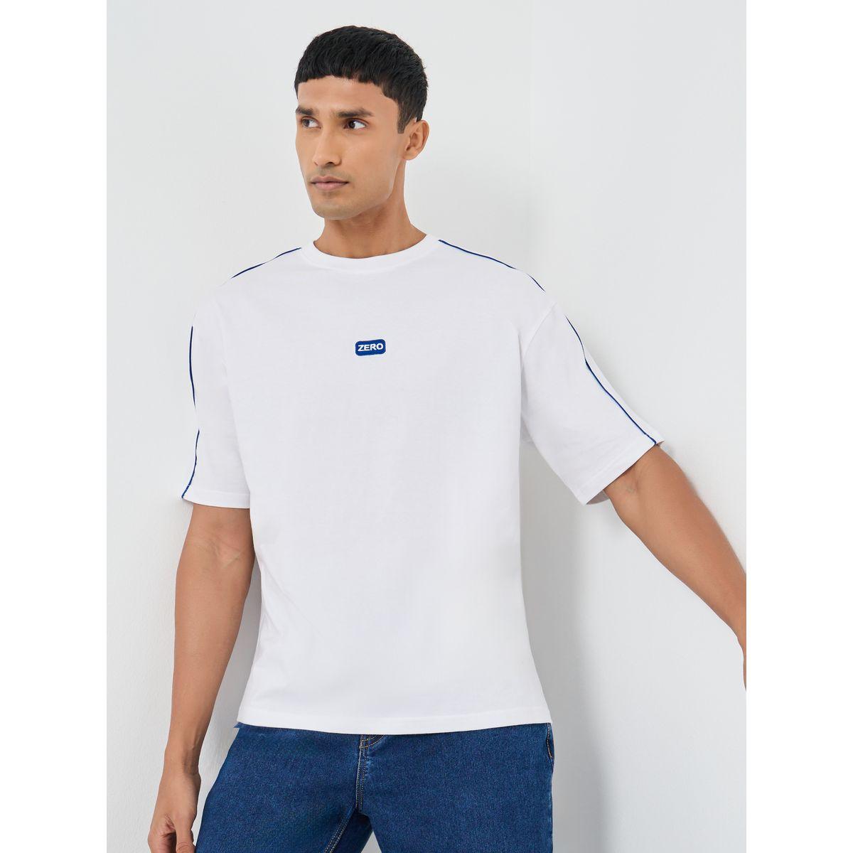 Styli Contrast Shoulder Piping Heavy Jersey Oversized T-Shirt-men-clothing-tshirtsandpolos-tshirts-image-1