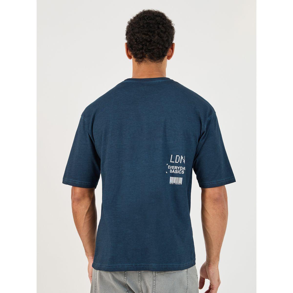 Styli Acid Washed Slogan Print Oversized T-Shirt-men-clothing-tshirtsandpolos-tshirts-image-5
