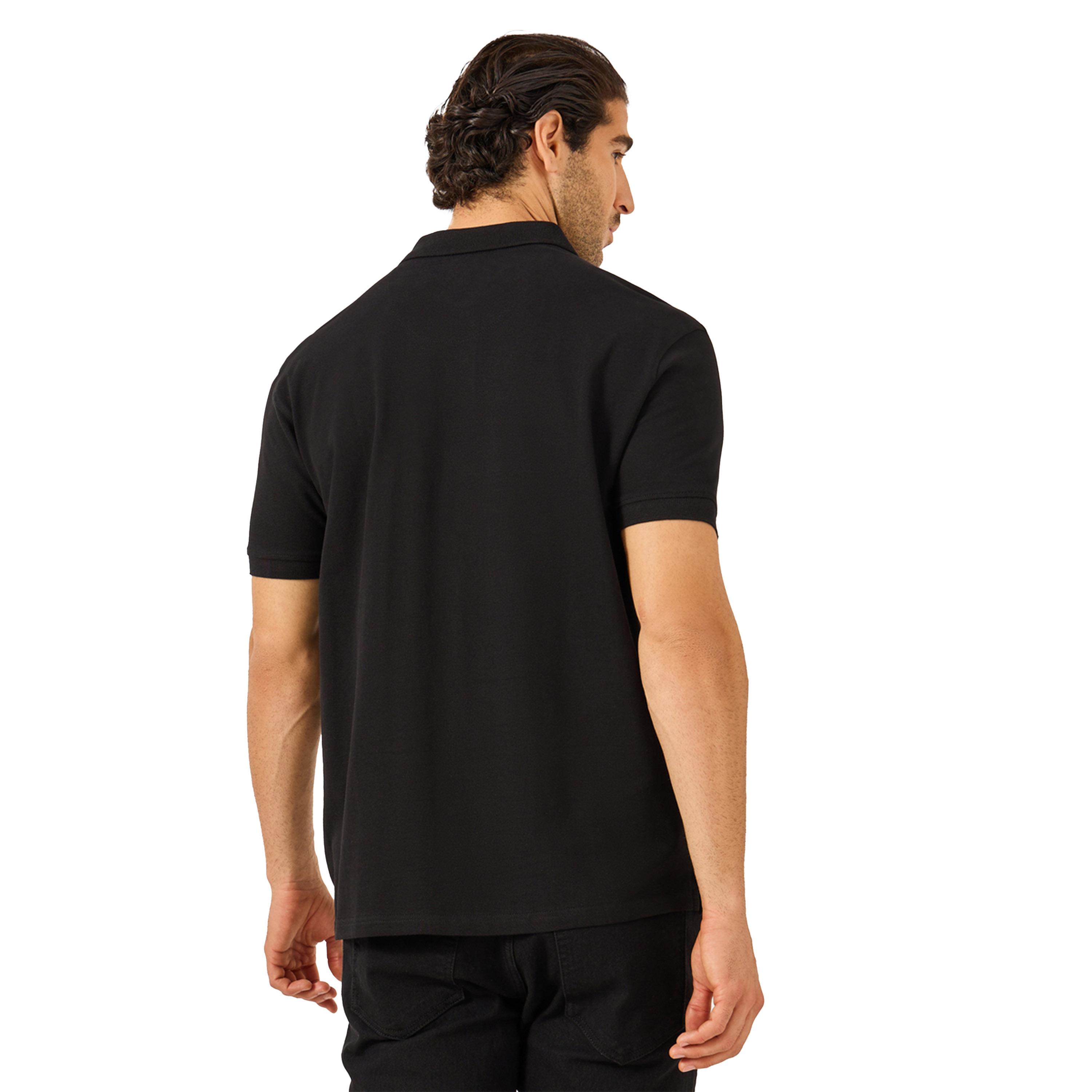 Styli Solid Short Sleeve Pique Relaxed Fit Polo-men-clothing-tshirtsandpolos-polos-image-4