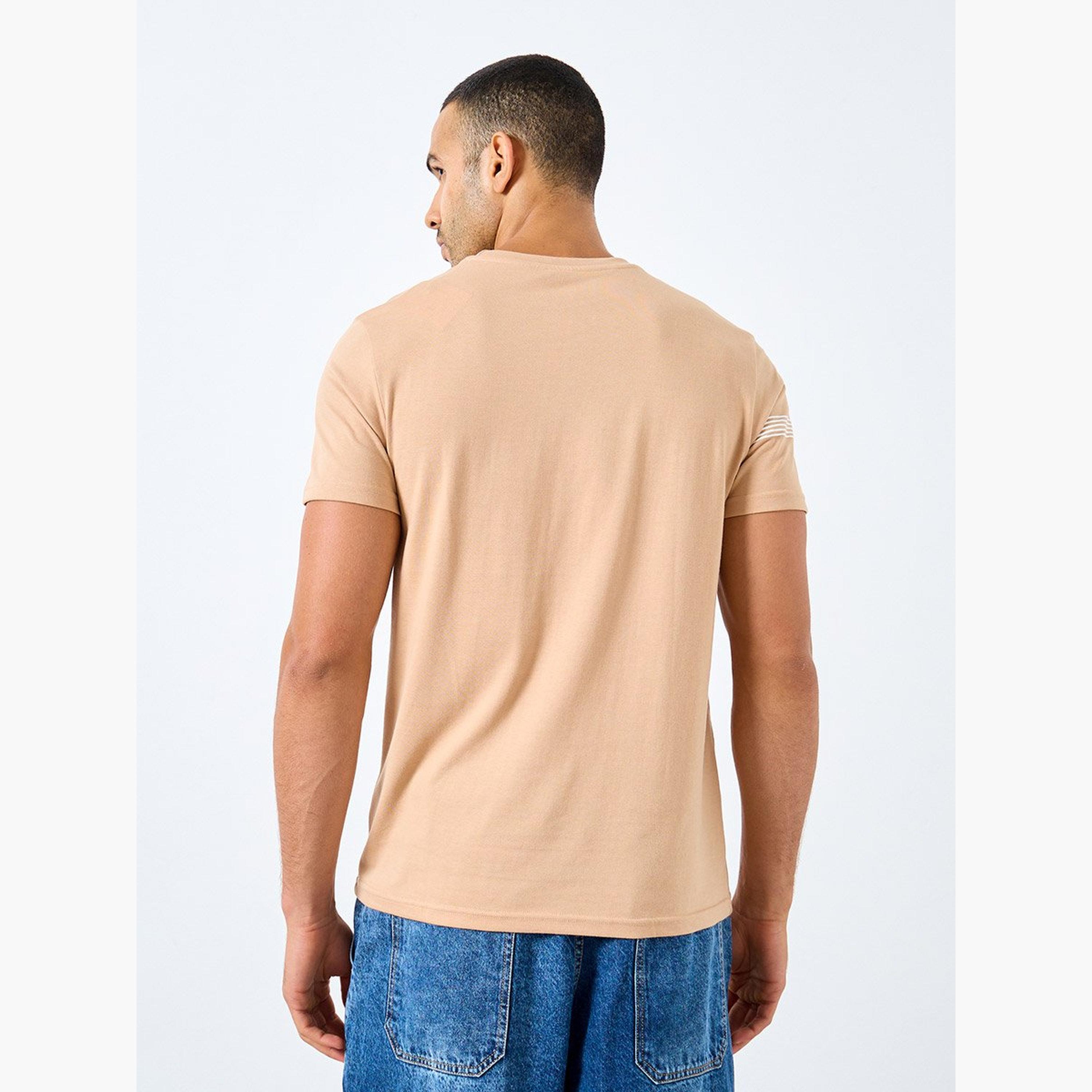 Styli Striped Slogan Print Regular Fit T-Shirt-men-clothing-tshirtsandpolos-tshirts-image-4