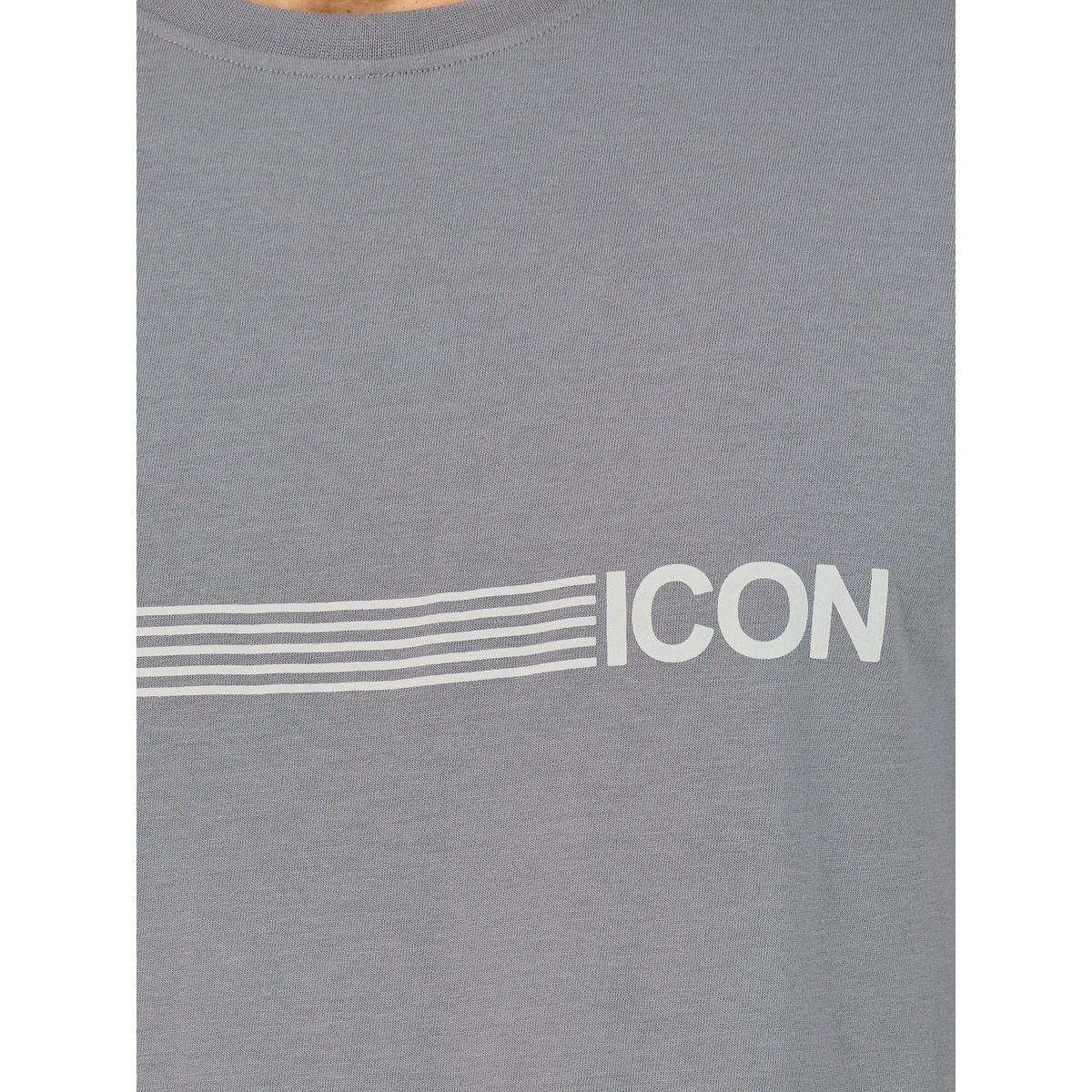 تيشيرت بقصة عادية وطبعة خطوط صغيرة مع كتابة-men-clothing-tshirtsandpolos-tshirts-image-3