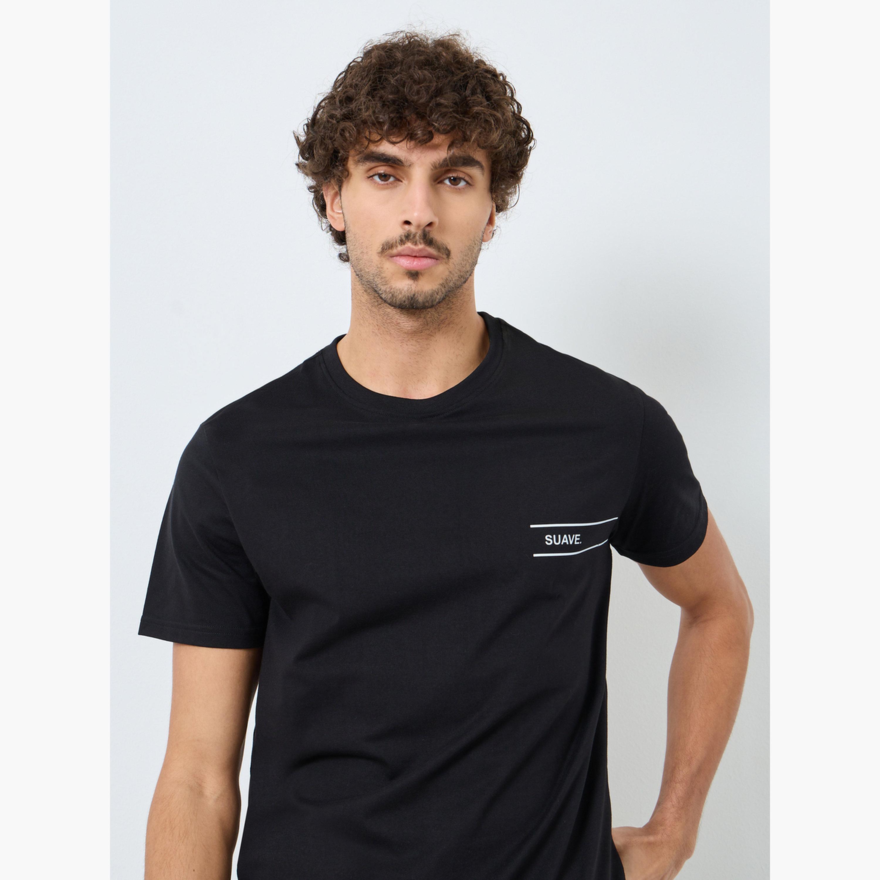 Styli Minimal Slogan Print Regular Fit T-Shirt-men-clothing-tshirtsandpolos-tshirts-image-3