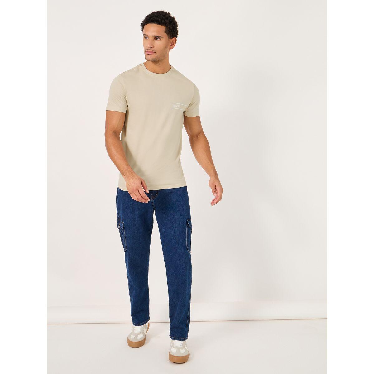 Styli Minimal Slogan Print Regular Fit T-Shirt-men-clothing-tshirtsandpolos-tshirts-image-2