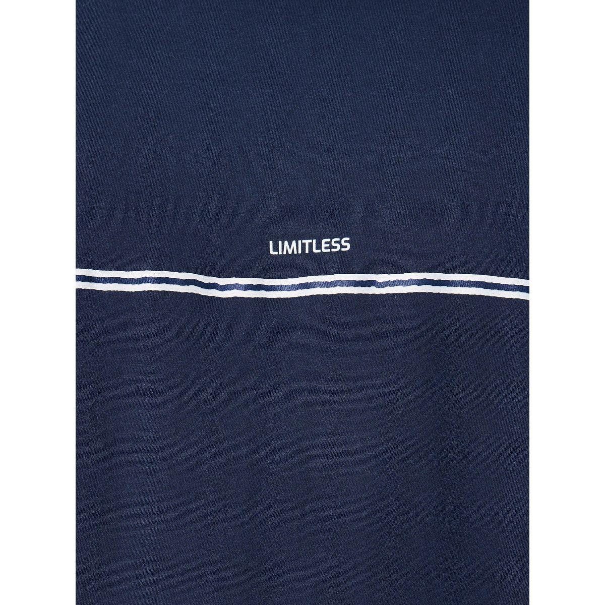 Styli Slogan Print Oversized T-Shirt with Tape Detail-men-clothing-tshirtsandpolos-tshirts-image-3