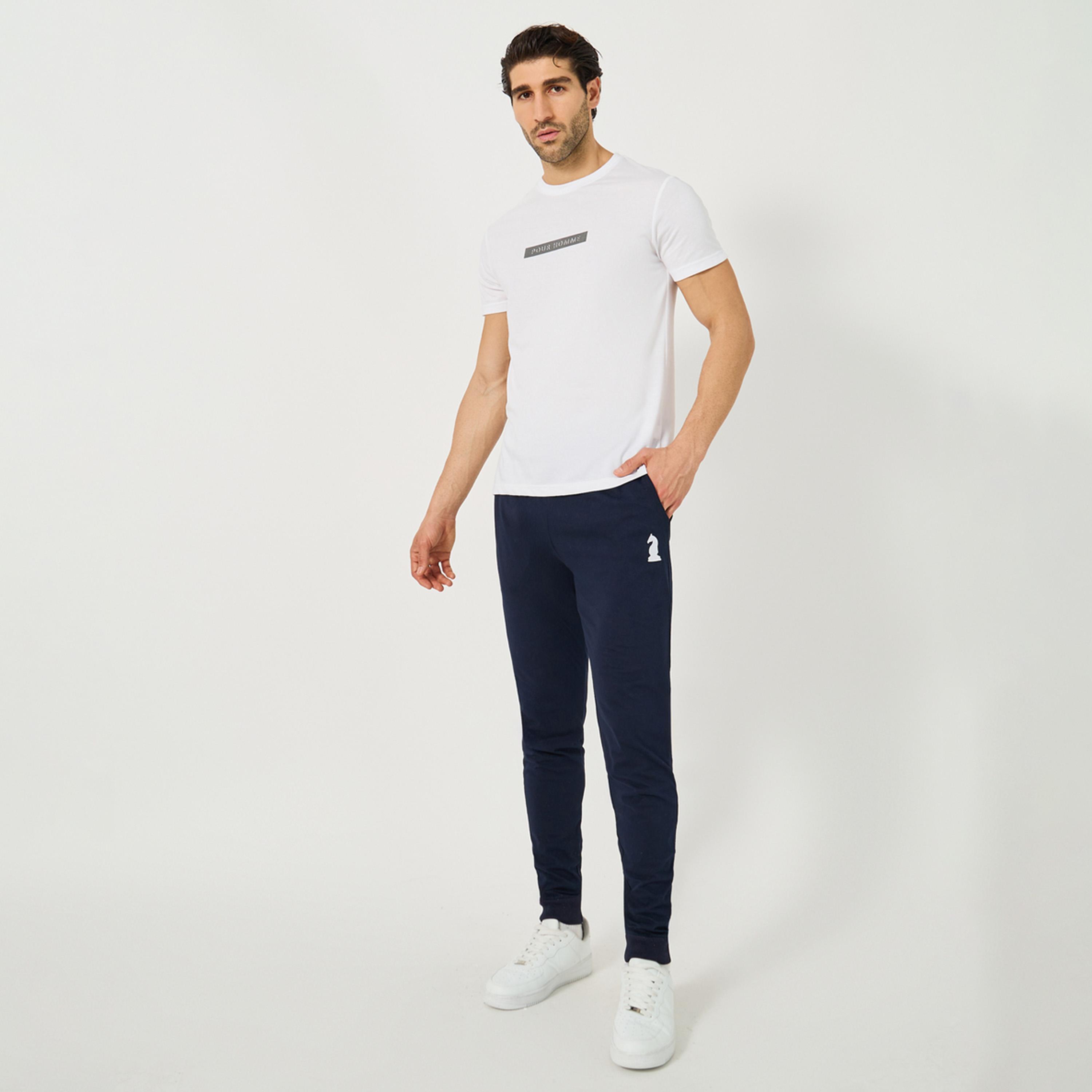 Styli Slogan Print Regular Fit T-Shirt-men-clothing-tshirtsandpolos-tshirts-image-2