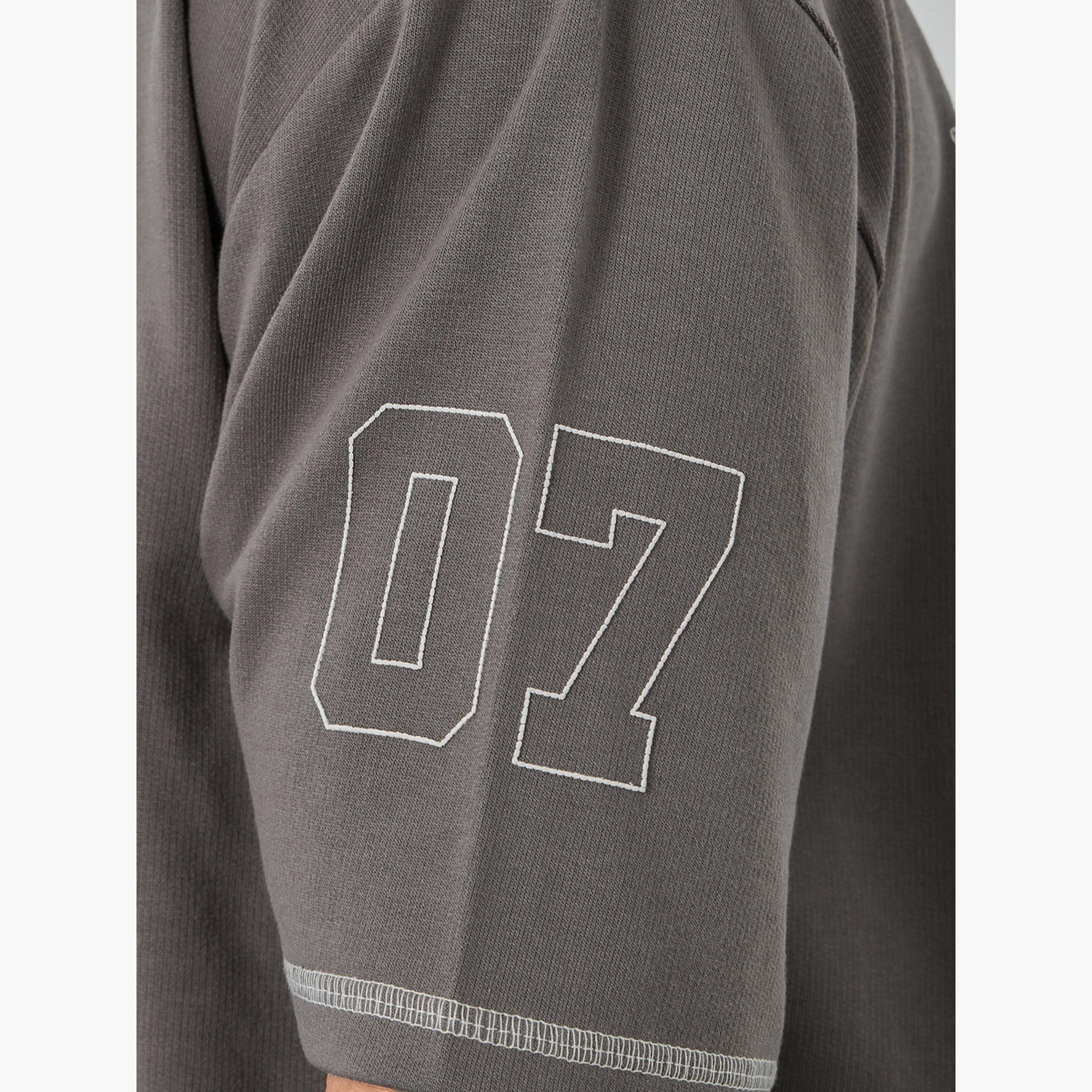 Styli Men Brown Oversized Slogan T-Shirt-men-clothing-tshirtsandpolos-tshirts-image-4