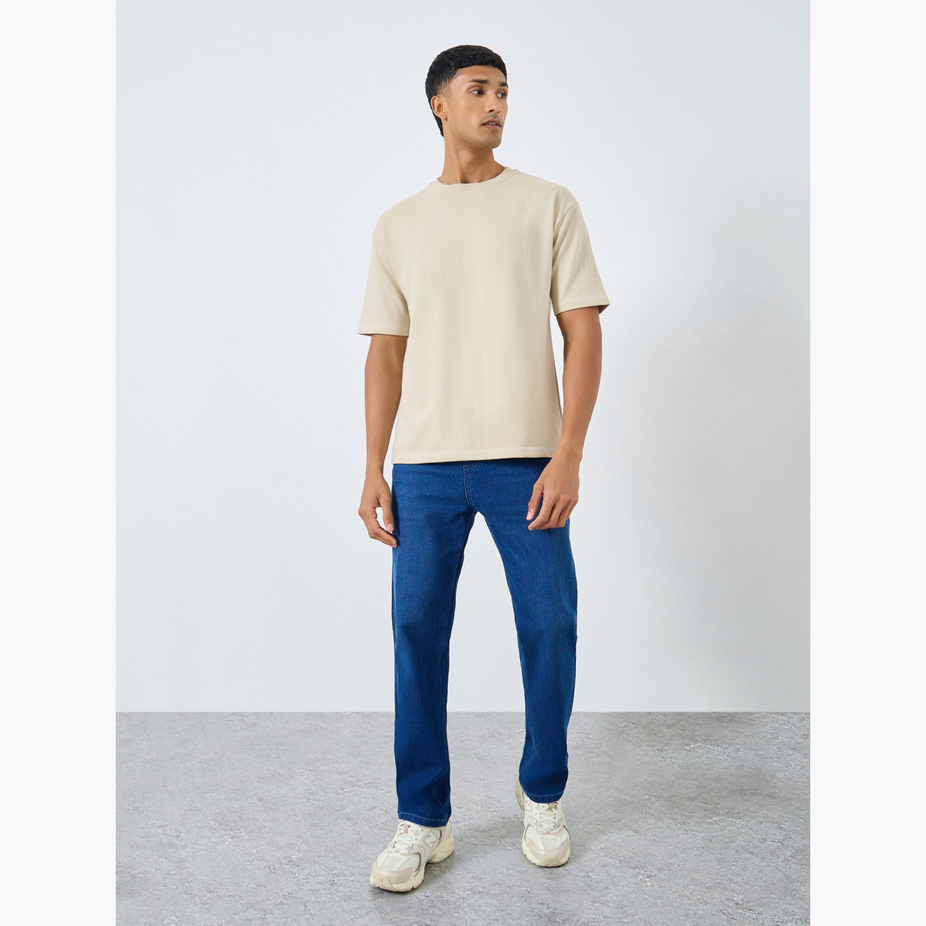Styli Men Oversized Slogan Print T-Shirt-men-clothing-tshirtsandpolos-tshirts-image-2
