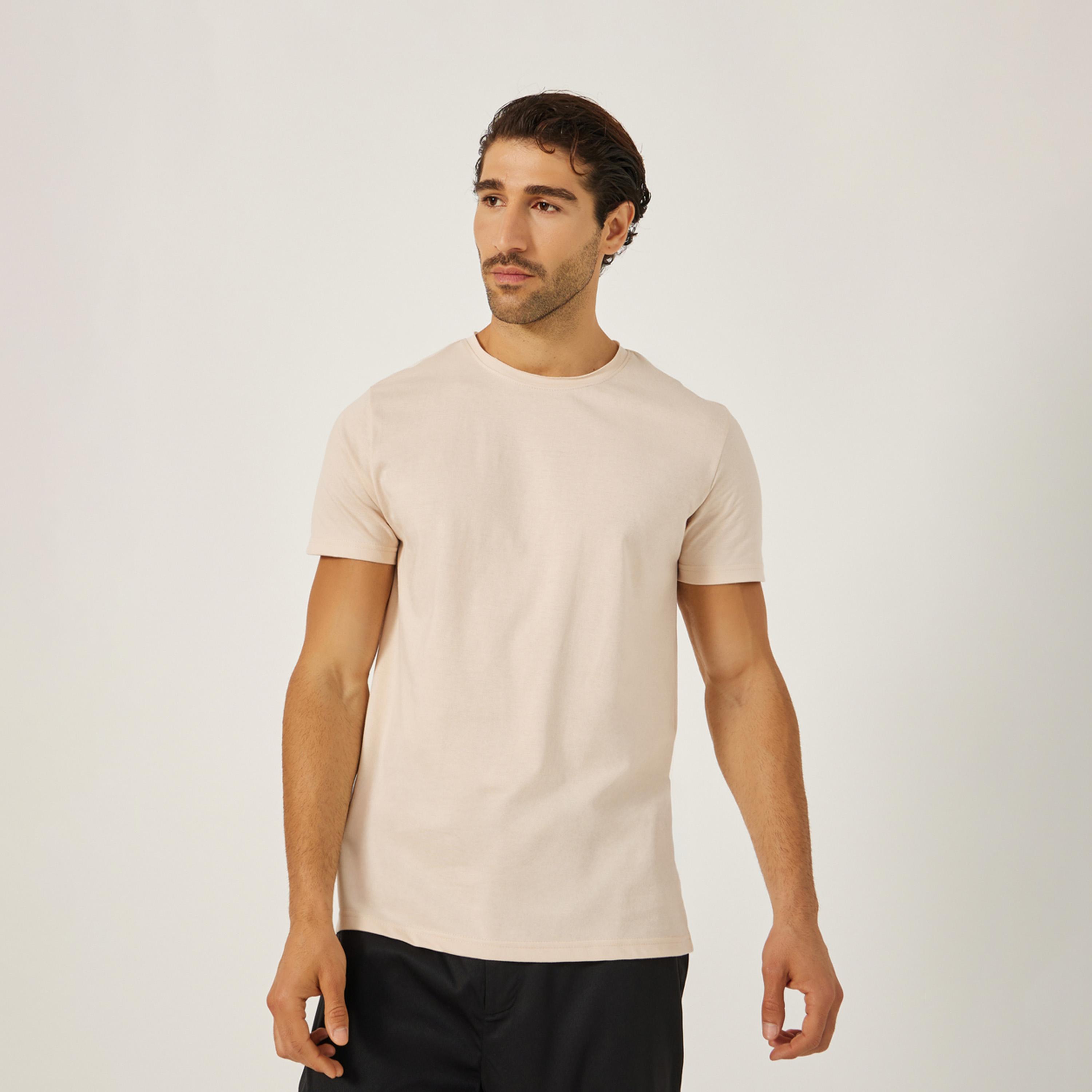 Styli Solid Round Neck Oversized T-Shirt-men-clothing-tshirtsandpolos-tshirts-image-1
