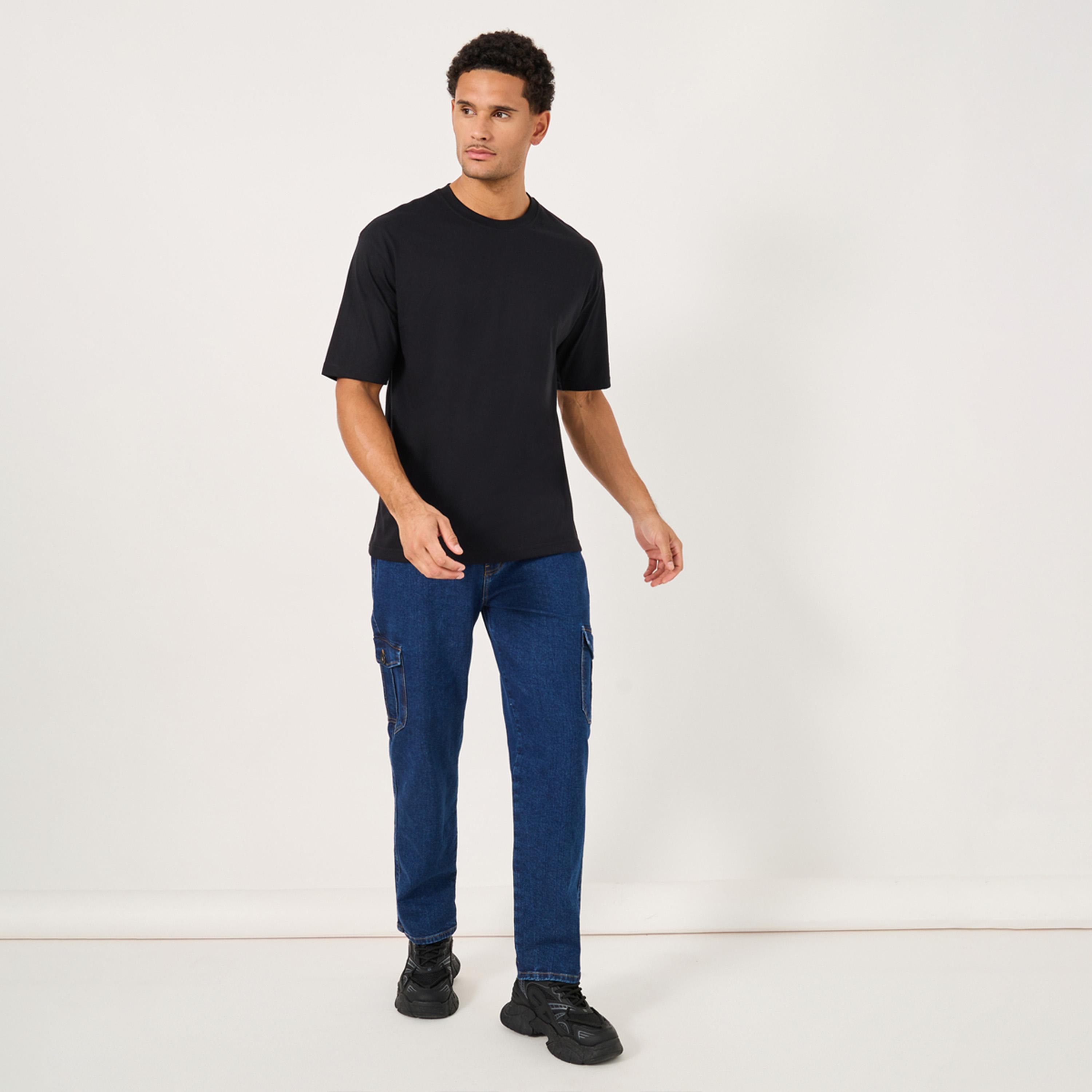 ستايلي - تي شيرت ستريت وير كبير الحجم بطبعة نمر-men-clothing-tshirtsandpolos-tshirts-image-3