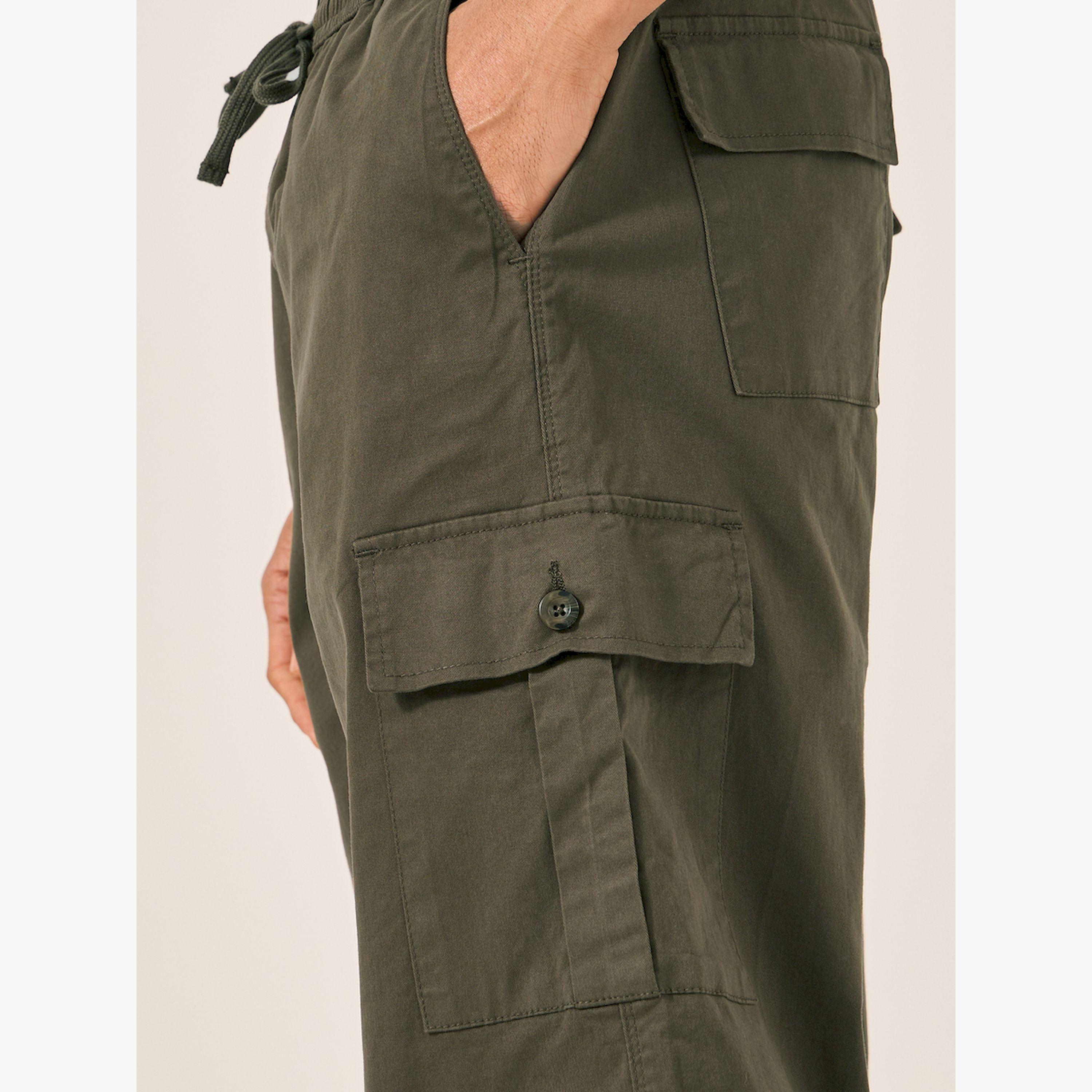 Styli Oversized Twill Cargo Pocket Joggers-men-clothing-bottoms-joggers-image-3