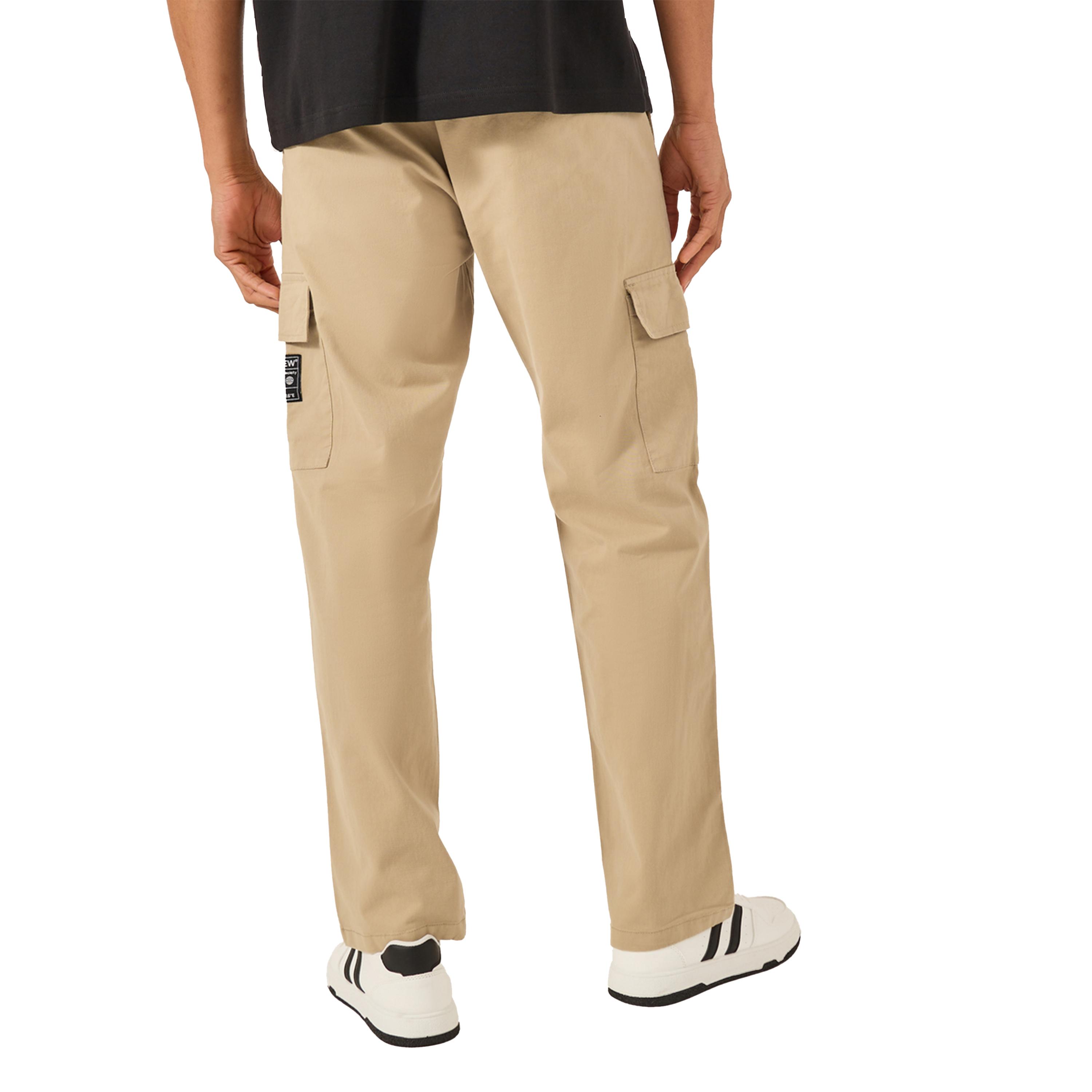 ستايلي - بنطال كارغو مريح مع تفاصيل شارة-men-clothing-bottoms-joggers-image-5