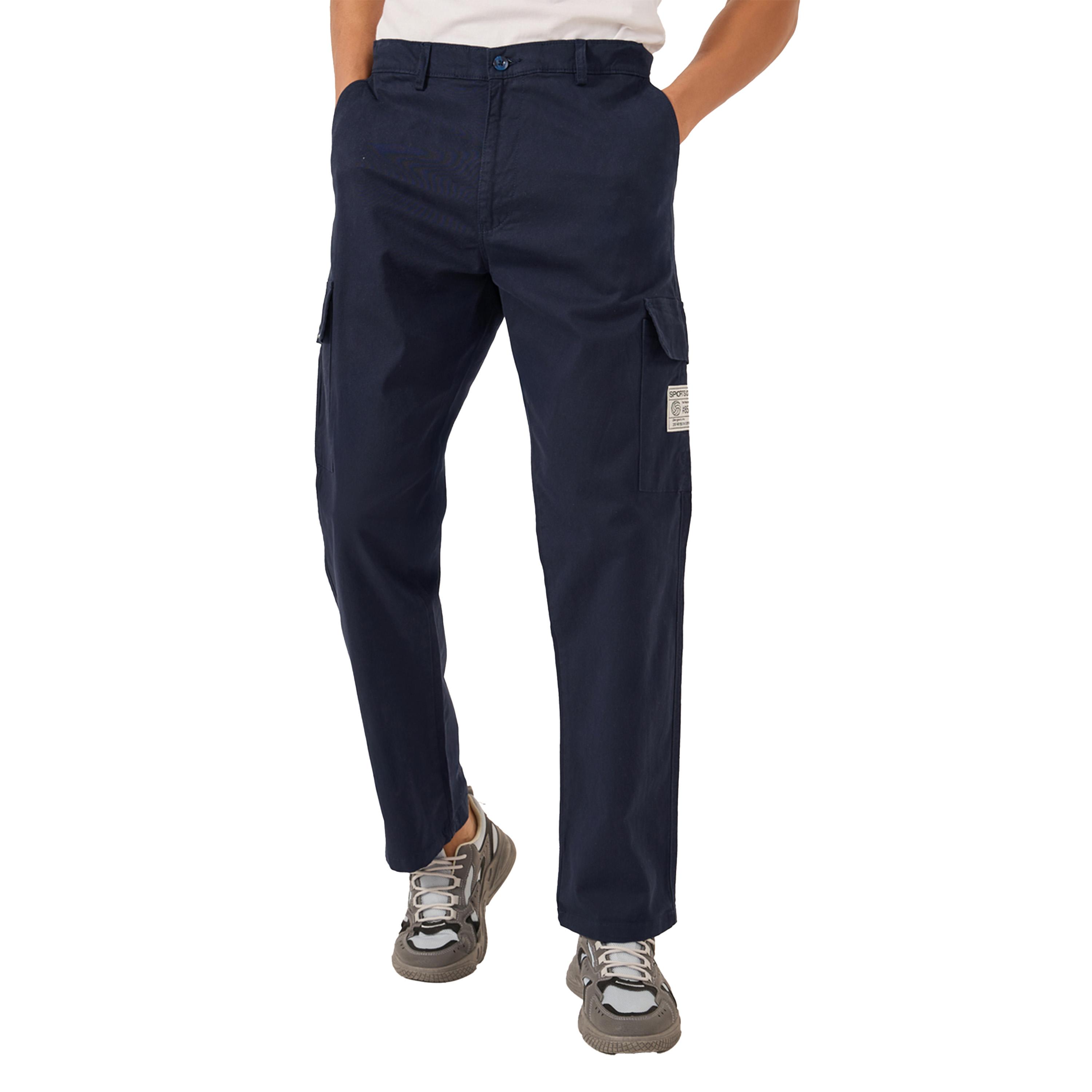 Styli Relaxed Fit Cargo Pants with Badge Detail-men-clothing-bottoms-joggers-image-3