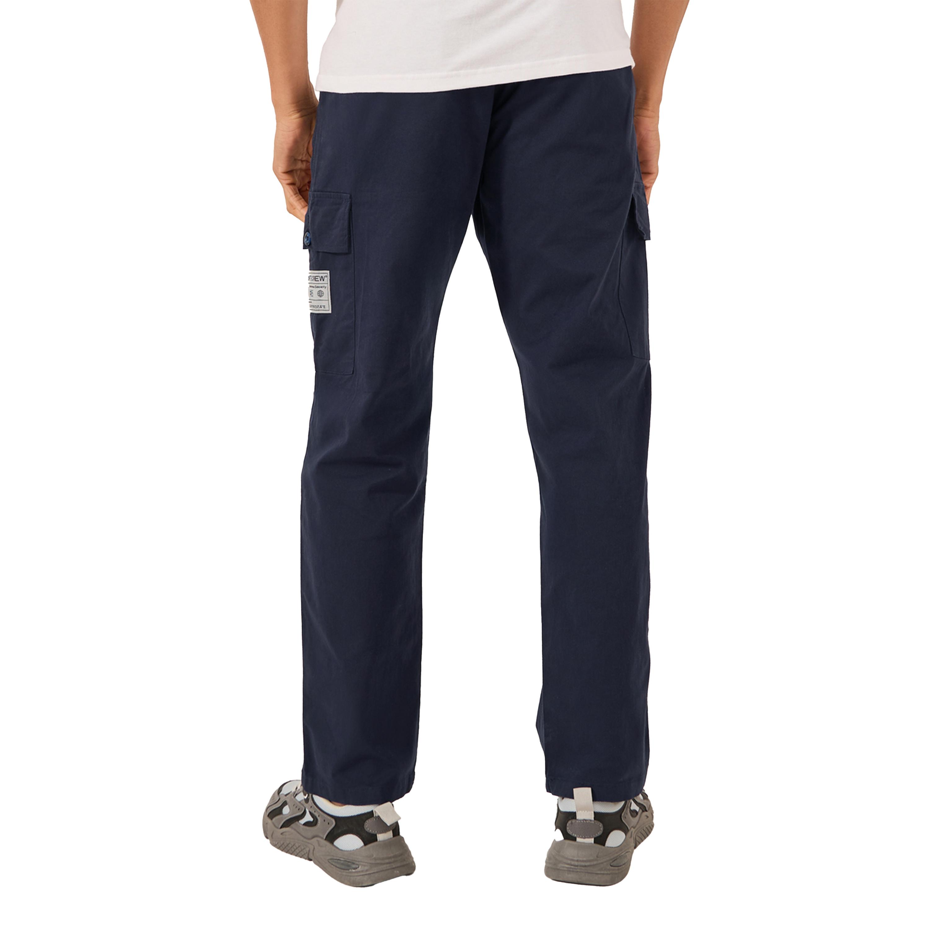 Styli Relaxed Fit Cargo Pants with Badge Detail-men-clothing-bottoms-joggers-image-5