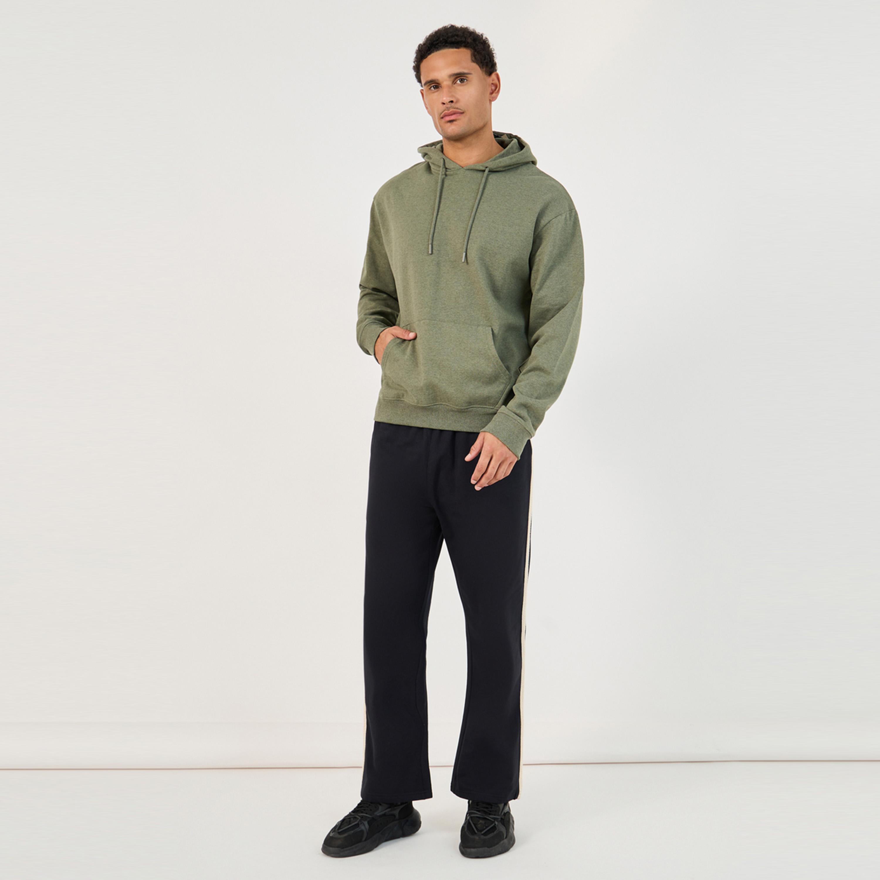 Styli Side Embroidered Tape Detail Oversized Joggers with Drawstring-men-clothing-bottoms-joggers-image-2