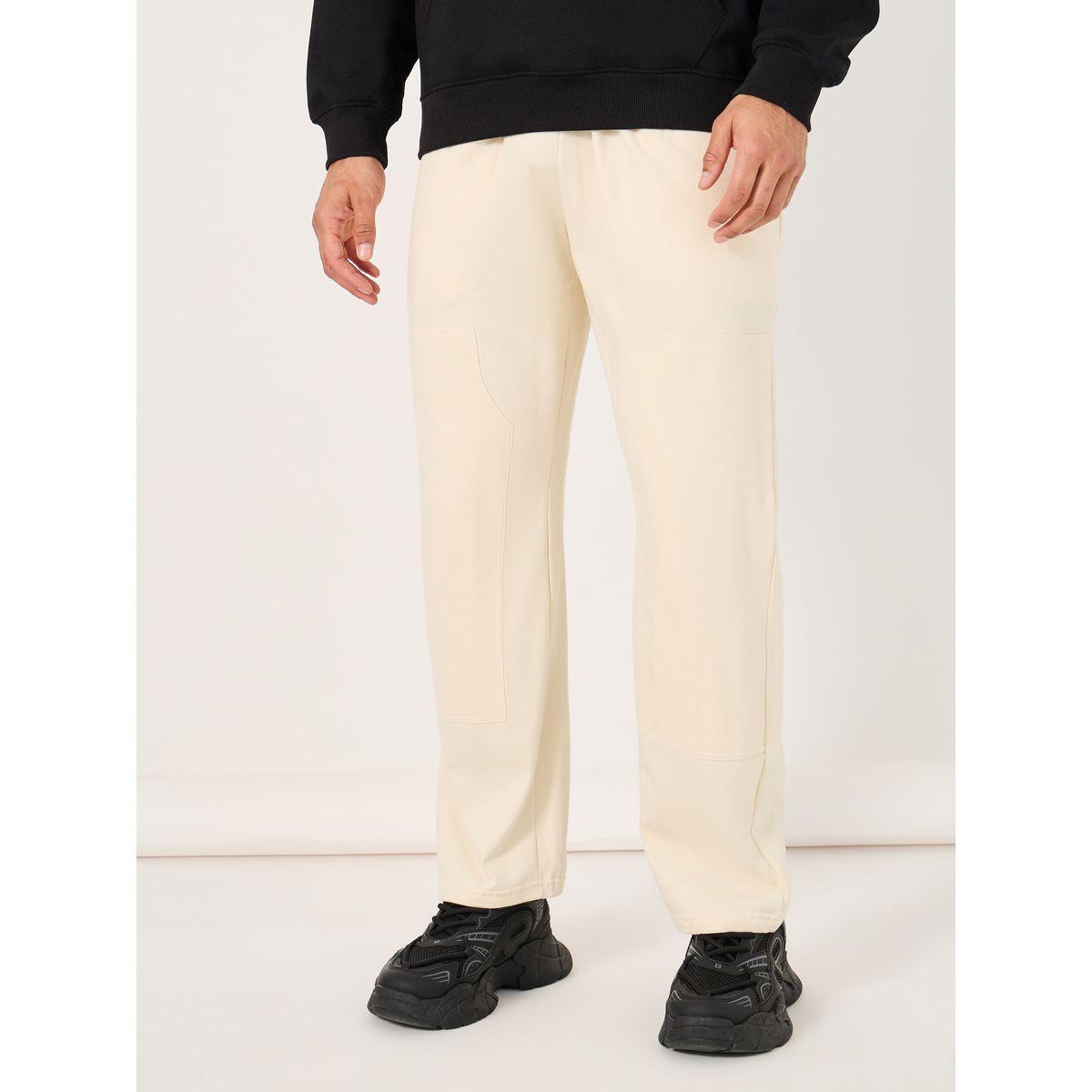 Styli Carpenter Fit Fleece Open Hem Joggers-men-clothing-bottoms-joggers-image-1