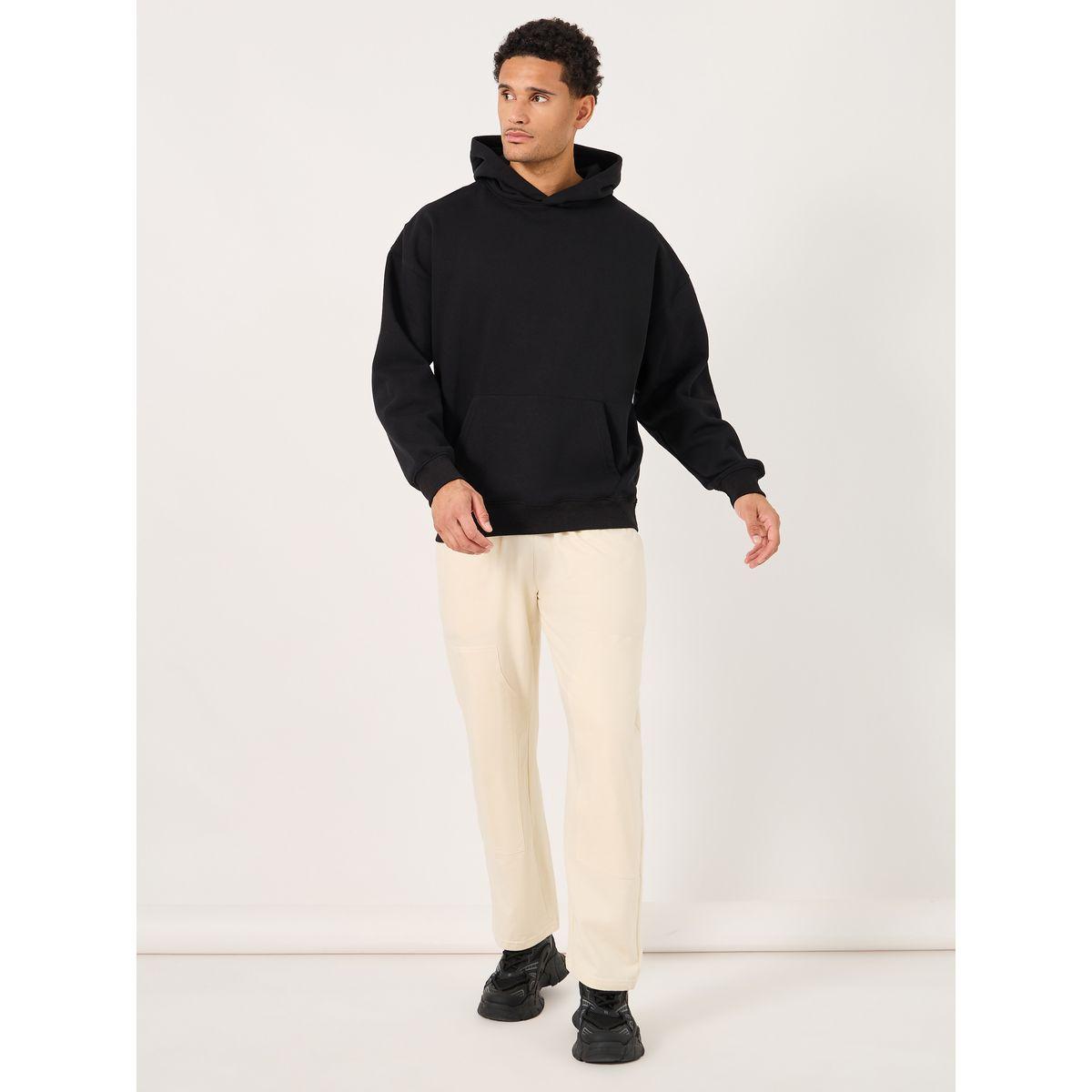جوغر فليس بقصة كاربينتر وحواف مفتوحة-men-clothing-bottoms-joggers-image-2