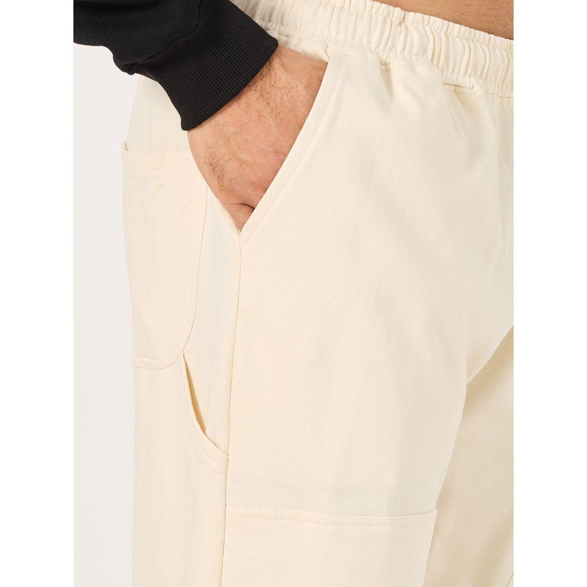جوغر فليس بقصة كاربينتر وحواف مفتوحة-men-clothing-bottoms-joggers-image-3