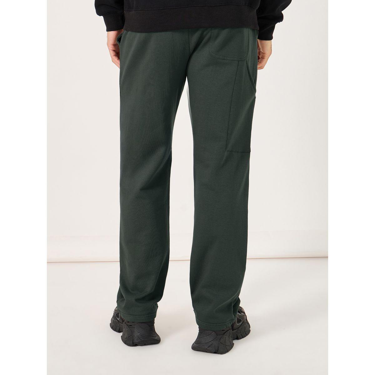 جوغر فليس بقصة كاربينتر وحواف مفتوحة-men-clothing-bottoms-joggers-image-4