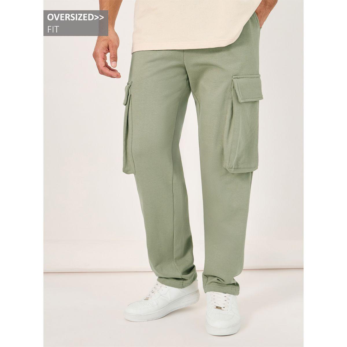 Styli Oversized Mid Rise Open Hem Jogger with Cargo Pocket-men-clothing-bottoms-joggers-image-1