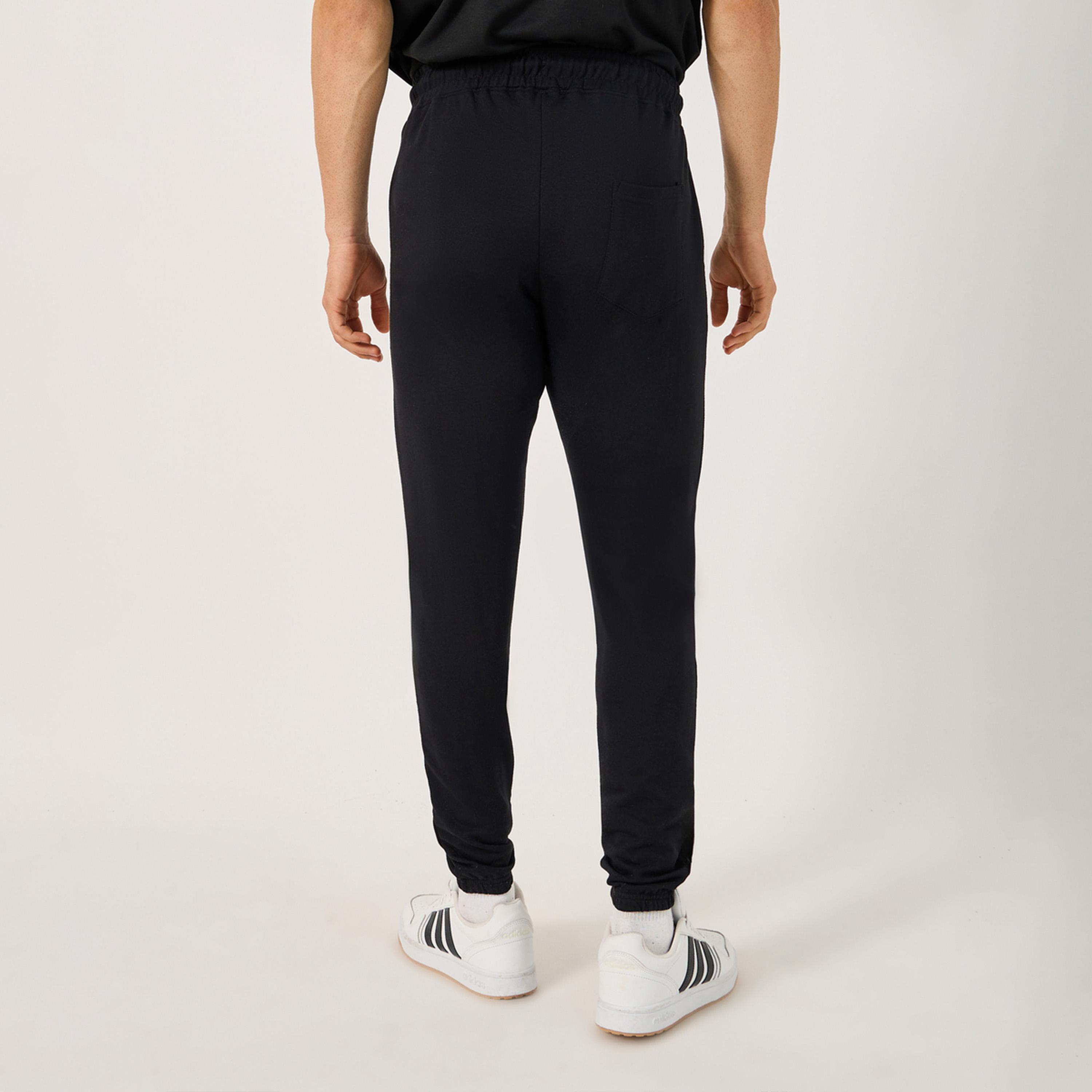 Styli Graphic Print Pocket Detail Slim Fit Joggers-men-clothing-bottoms-joggers-image-4