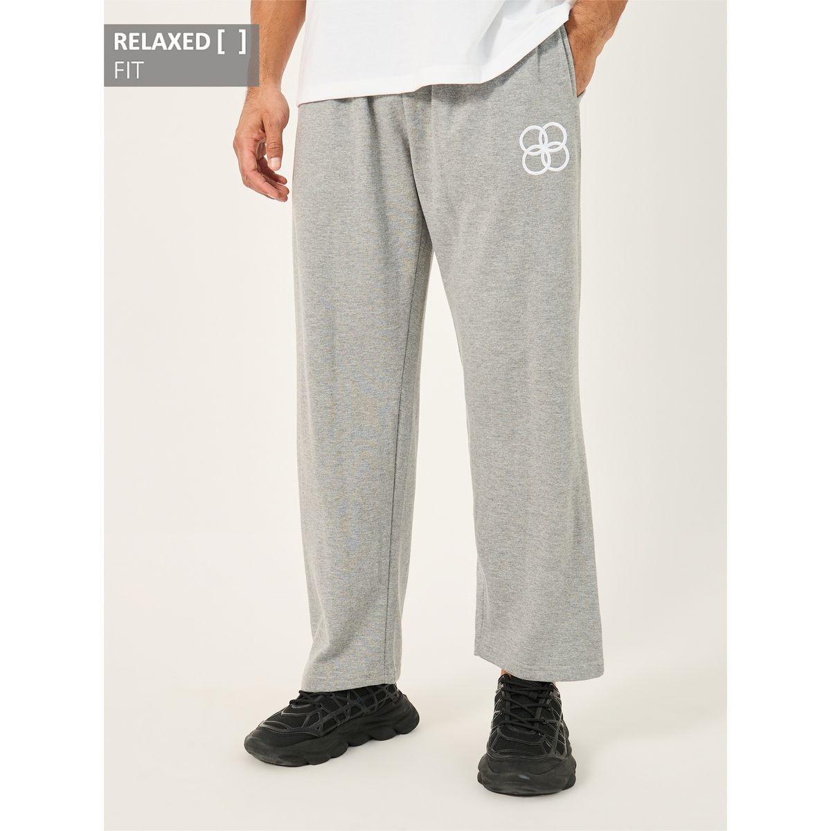 Styli Embroidered Logo Relaxed Fit Open Hem Joggers-men-clothing-bottoms-joggers-image-1