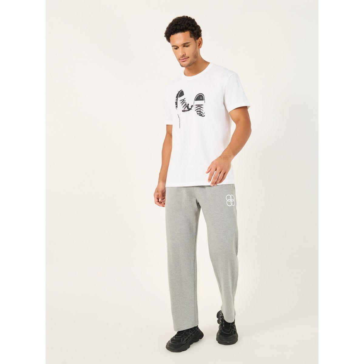 Styli Embroidered Logo Relaxed Fit Open Hem Joggers-men-clothing-bottoms-joggers-image-2