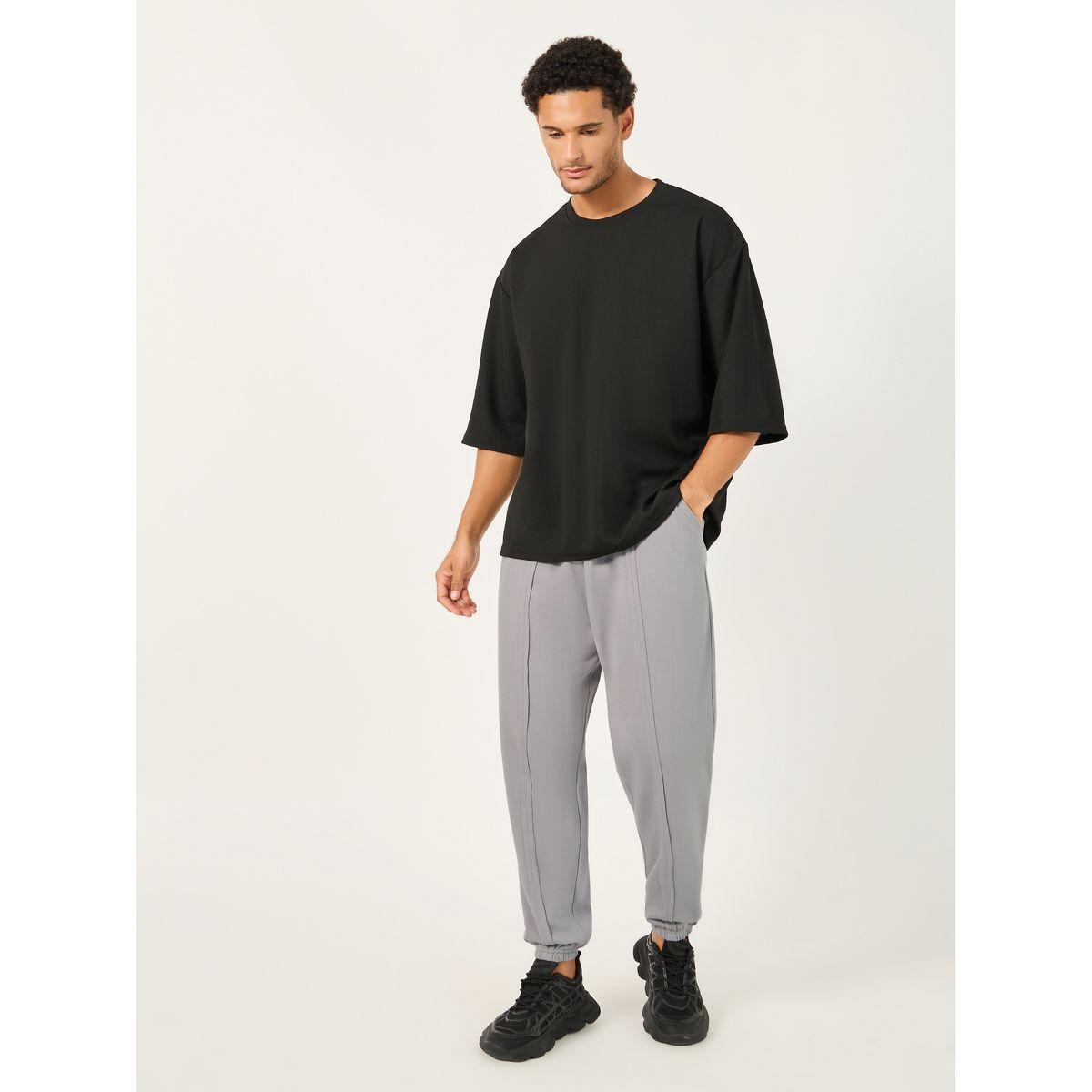 Styli Mid Rise Oversized Joggers with Seam Details-men-clothing-bottoms-joggers-image-2