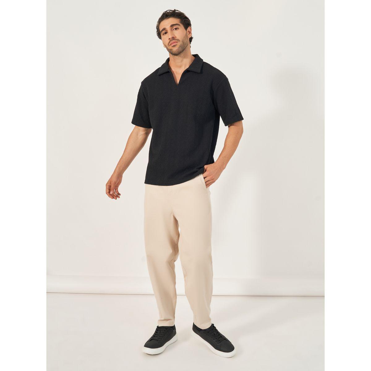 Styli Geometric Jacquard Relaxed Fit Polo-men-clothing-tshirtsandpolos-polos-image-2