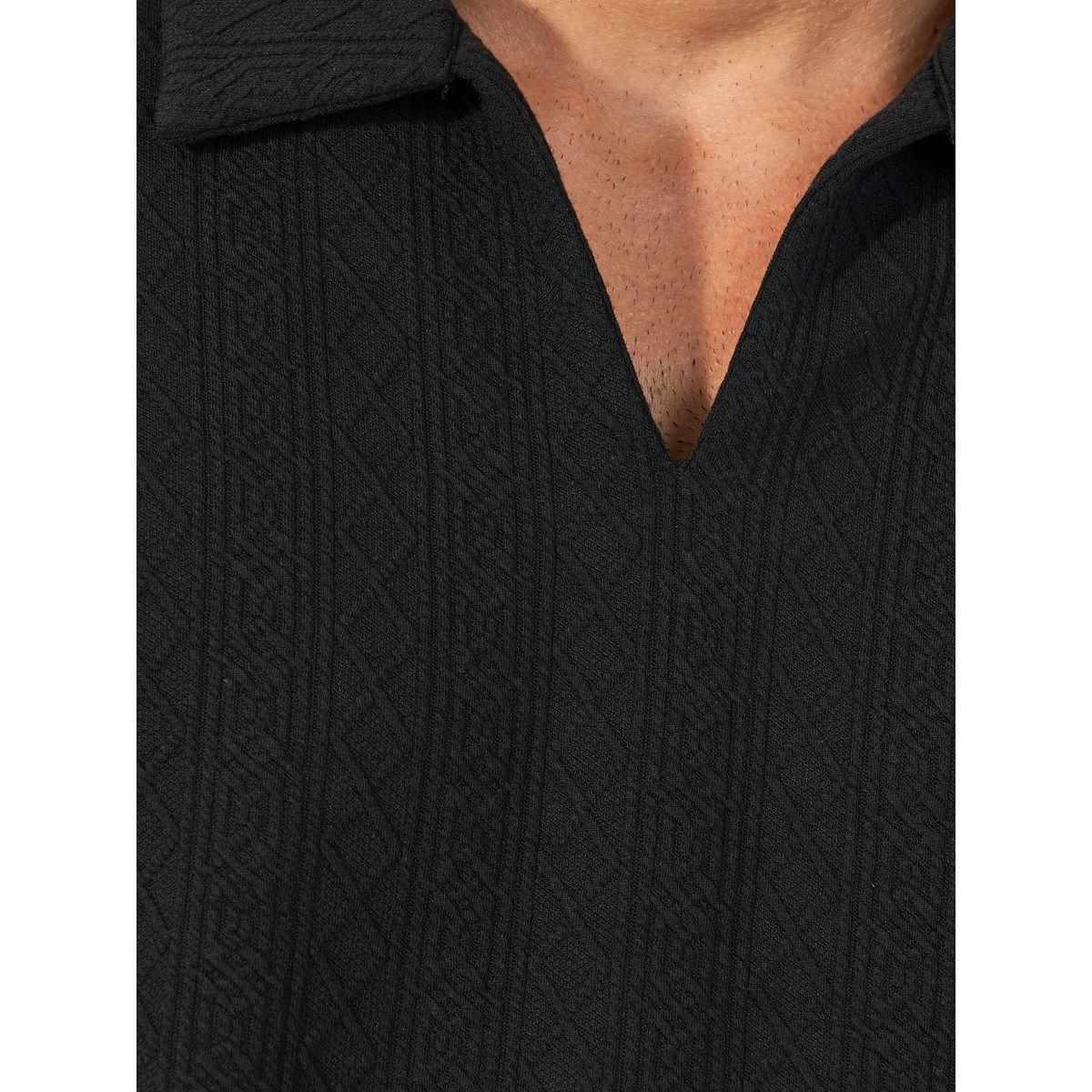 تيشيرت بياقة بولو وقصة مريحة-men-clothing-tshirtsandpolos-polos-image-3