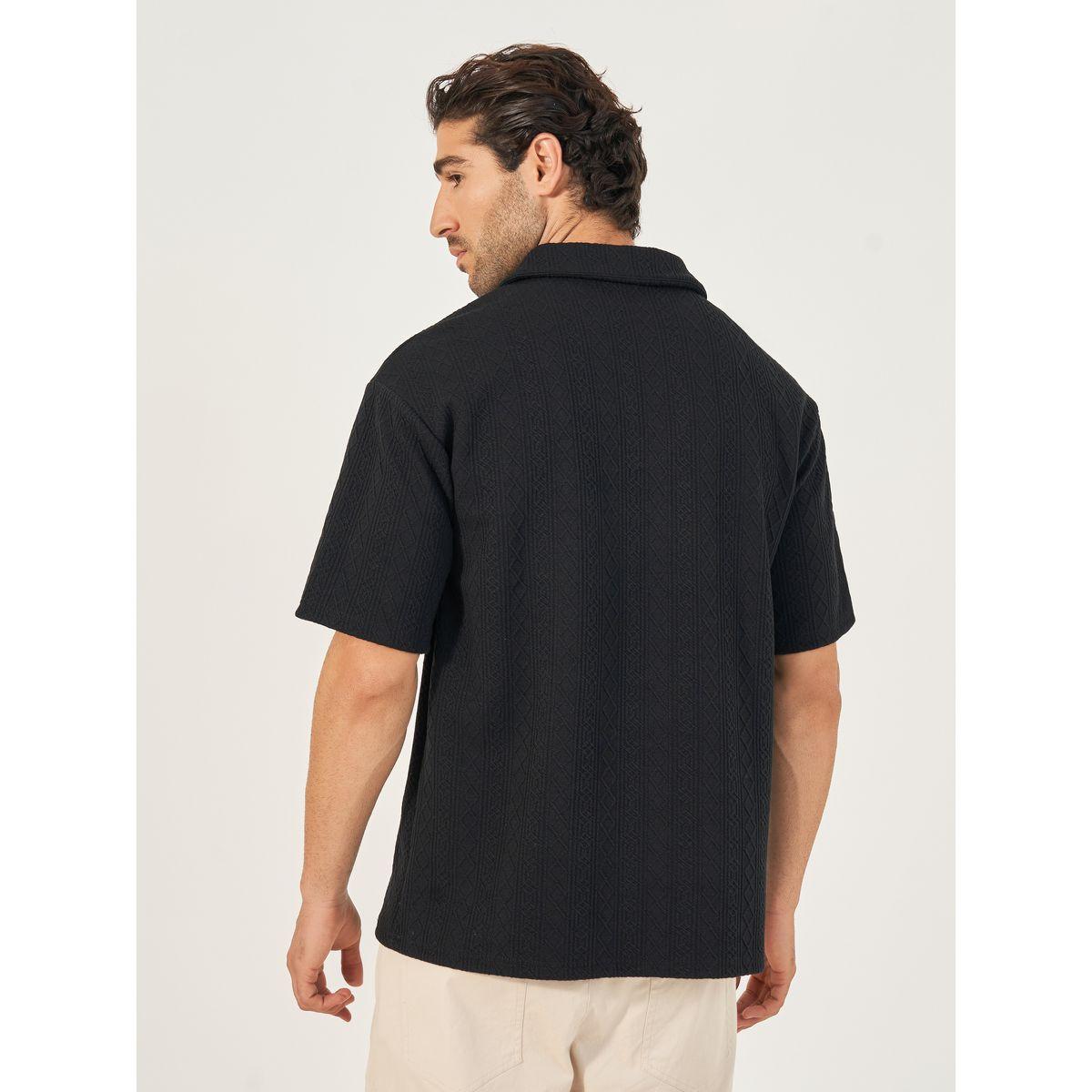 تيشيرت بياقة بولو وقصة مريحة-men-clothing-tshirtsandpolos-polos-image-4
