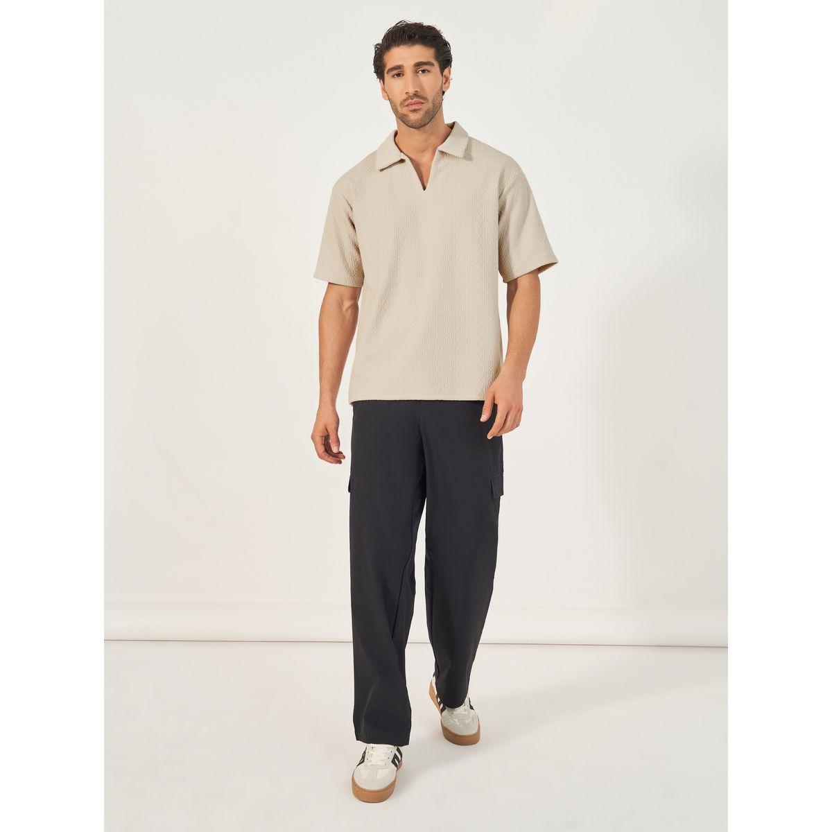 Styli Geometric Jacquard Relaxed Fit Polo-men-clothing-tshirtsandpolos-polos-image-2