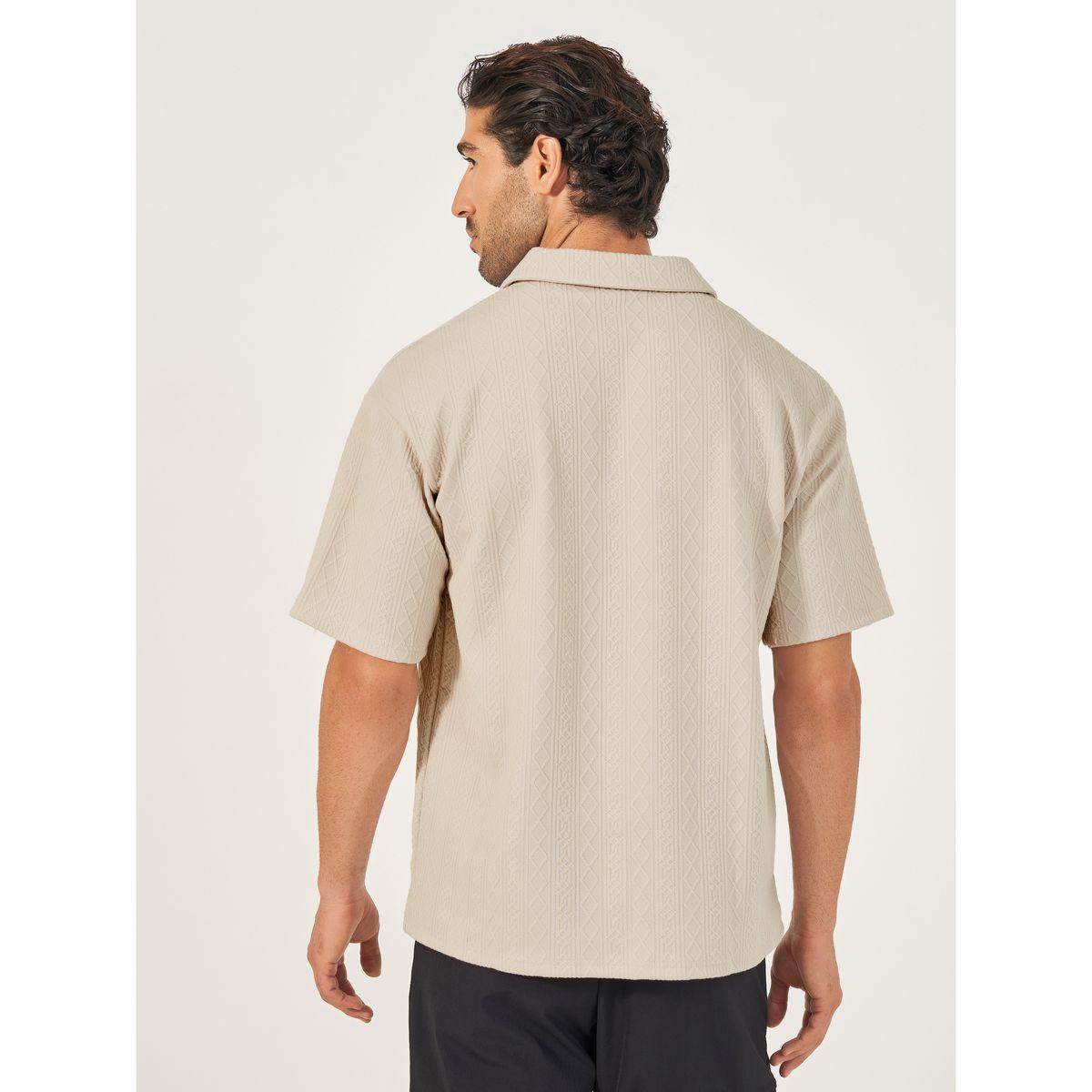Styli Geometric Jacquard Relaxed Fit Polo-men-clothing-tshirtsandpolos-polos-image-5