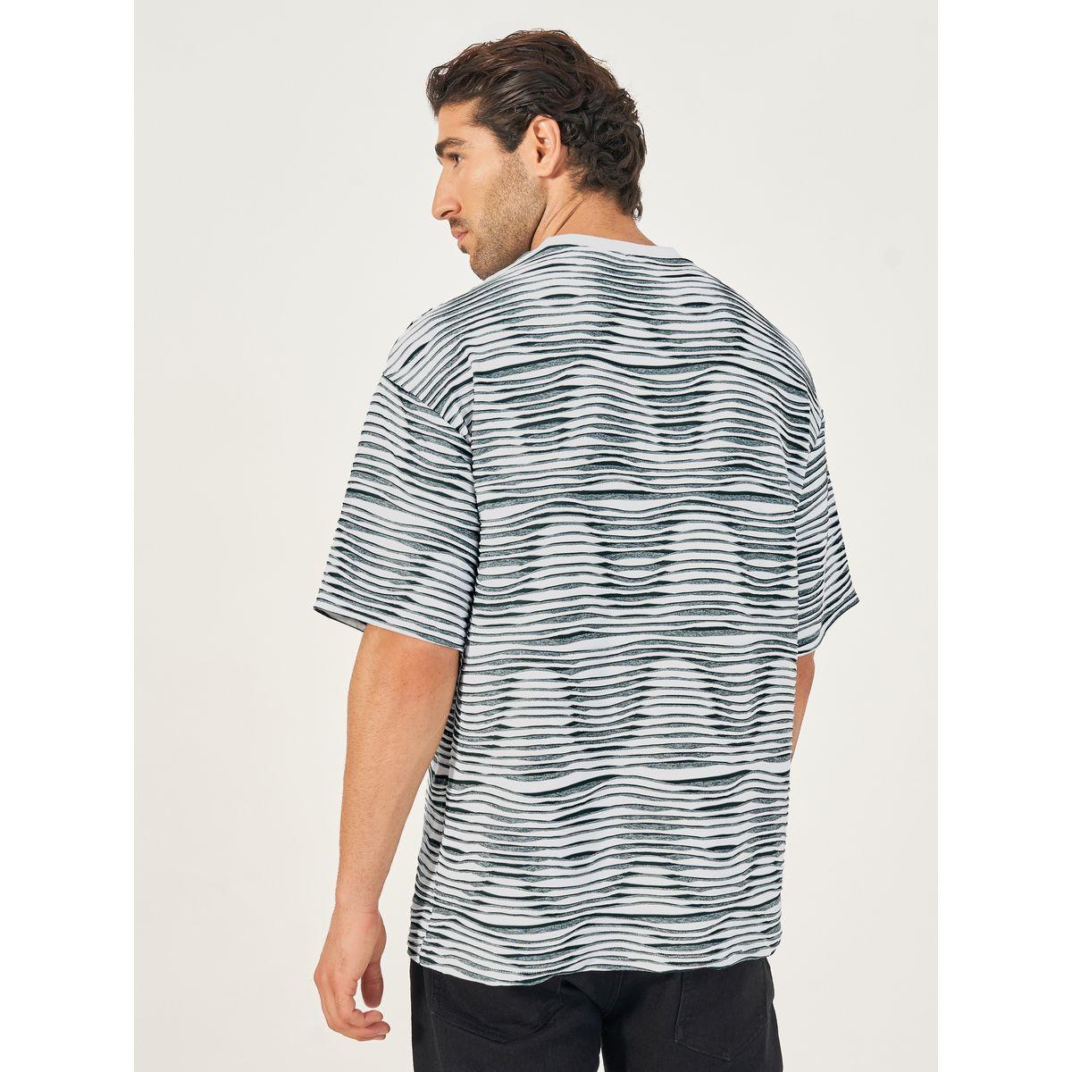 Styli Striped Wave Knit Boxy T-Shirt-men-clothing-tshirtsandpolos-tshirts-image-4