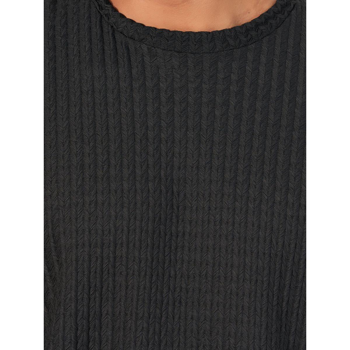 Styli Textured Knit Boxy Fit T-Shirt-men-clothing-tshirtsandpolos-tshirts-image-3