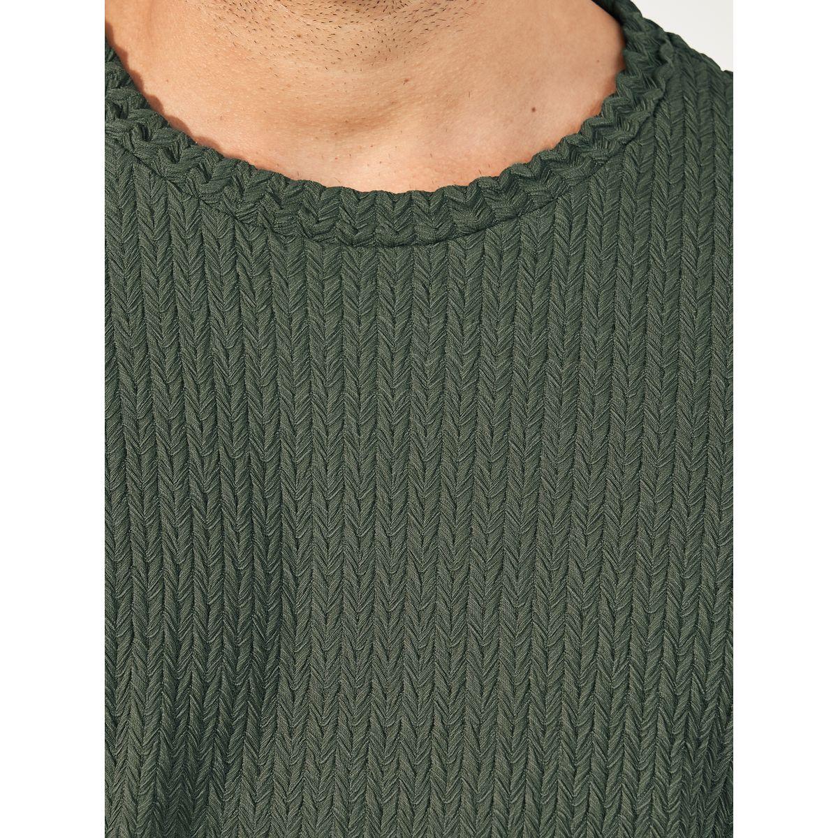Styli Textured Knit Boxy Fit T-Shirt-men-clothing-tshirtsandpolos-tshirts-image-3